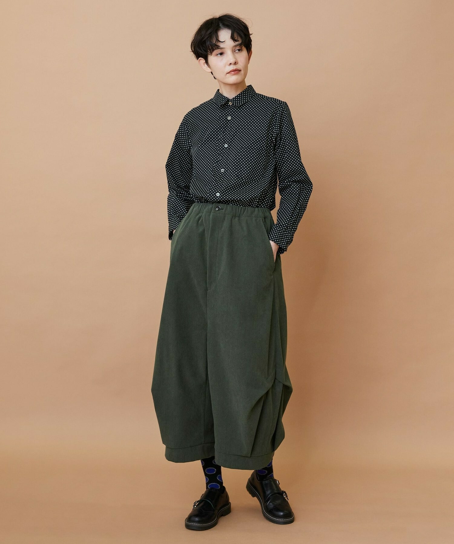 【FRAPBOIS】ニュースカラシャツ 詳細画像 ブラック 23