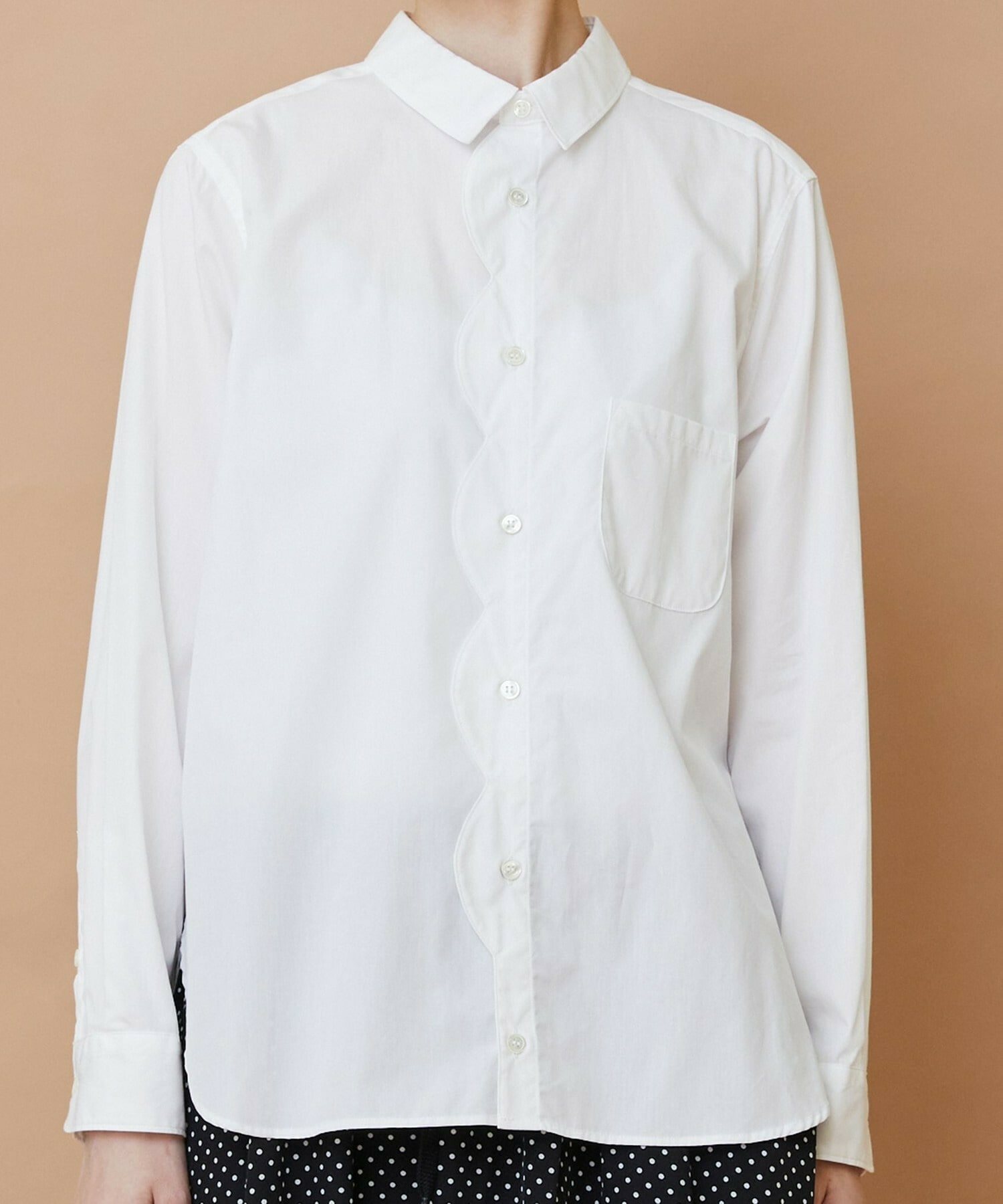 【FRAPBOIS】ニュースカラシャツ 詳細画像 ブラック 5