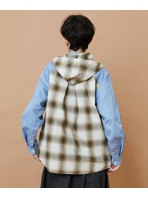 【FRAPBOIS】オンブレー シャツブルゾン 詳細画像 ベージュ 13