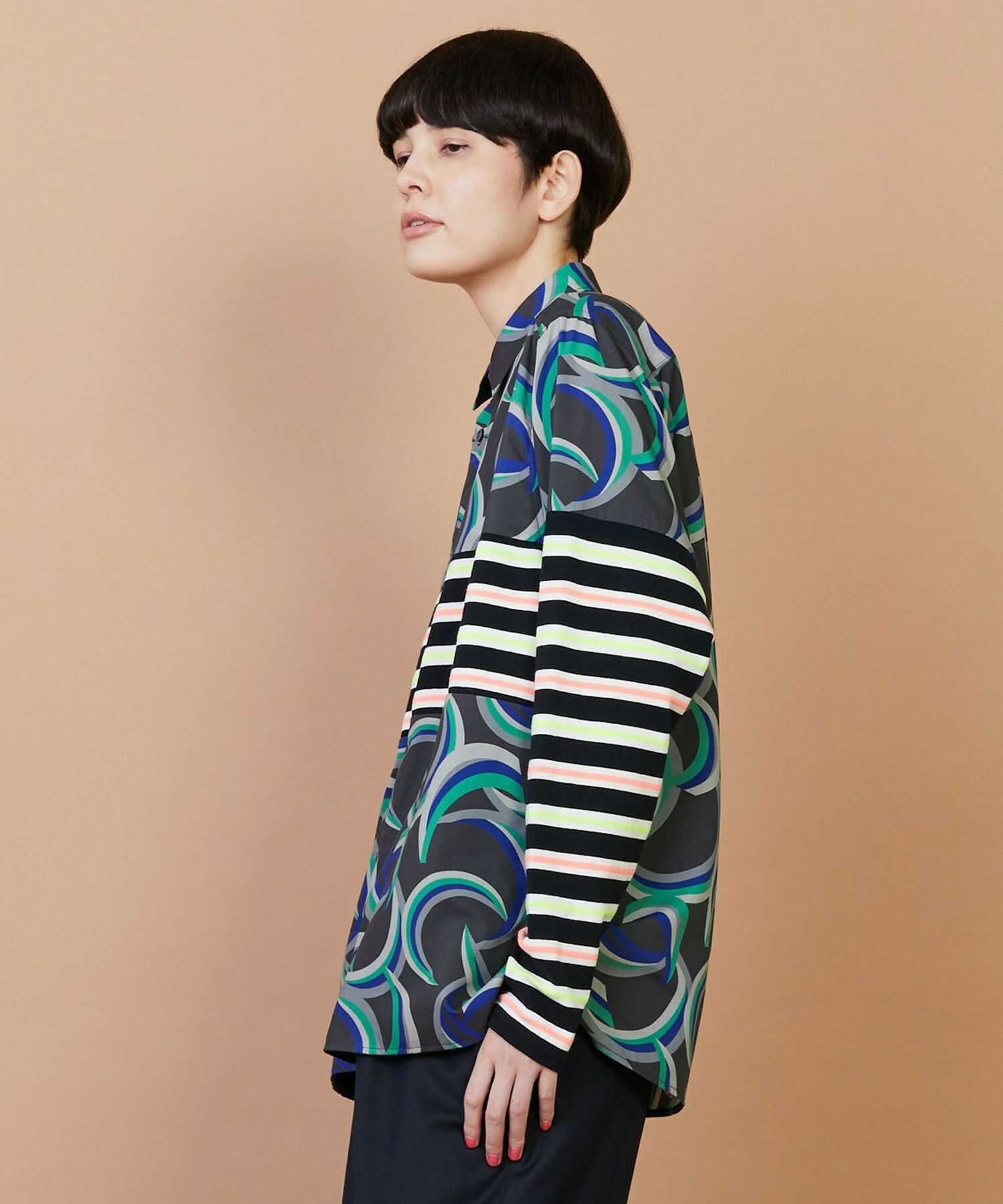 【FRAPBOIS】ウォーターサーフェス シャツ 詳細画像 チャコールグレー 13