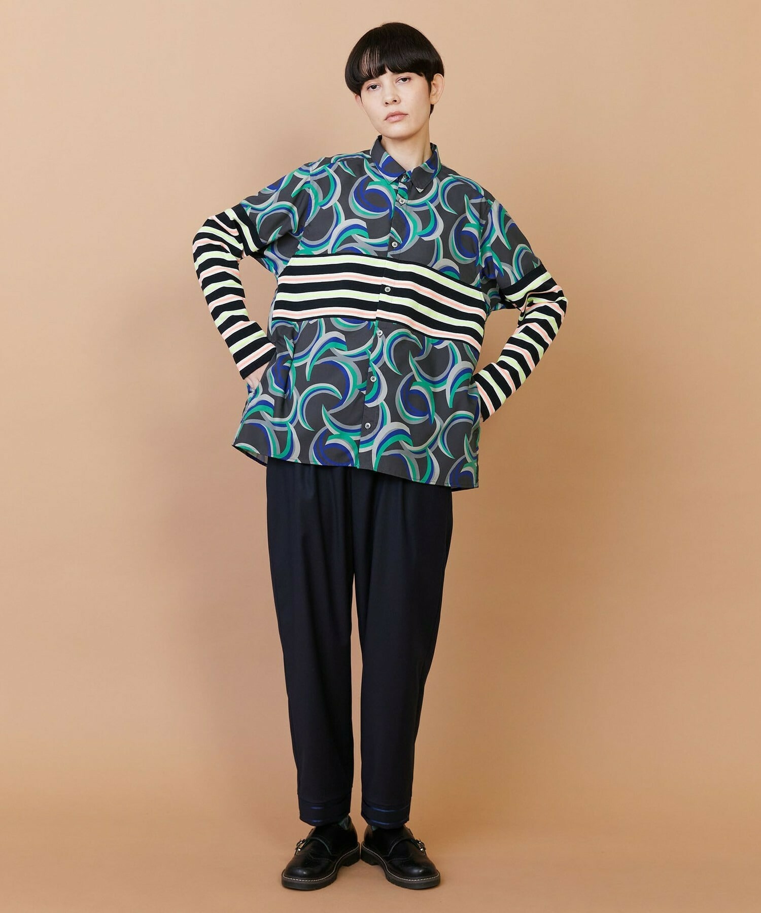 【FRAPBOIS】ウォーターサーフェス シャツ 詳細画像 チャコールグレー 16