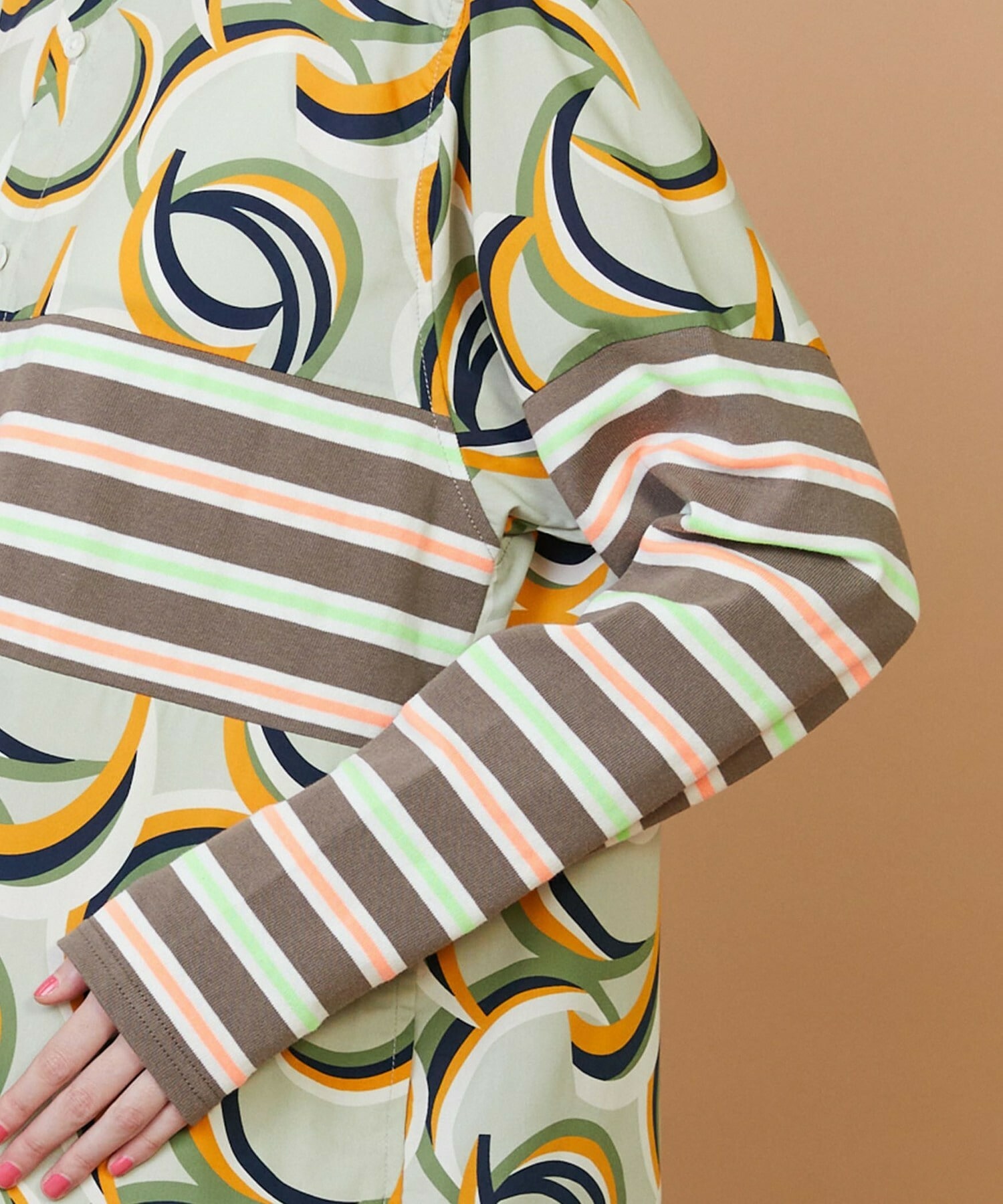 【FRAPBOIS】ウォーターサーフェス シャツ 詳細画像 チャコールグレー 3