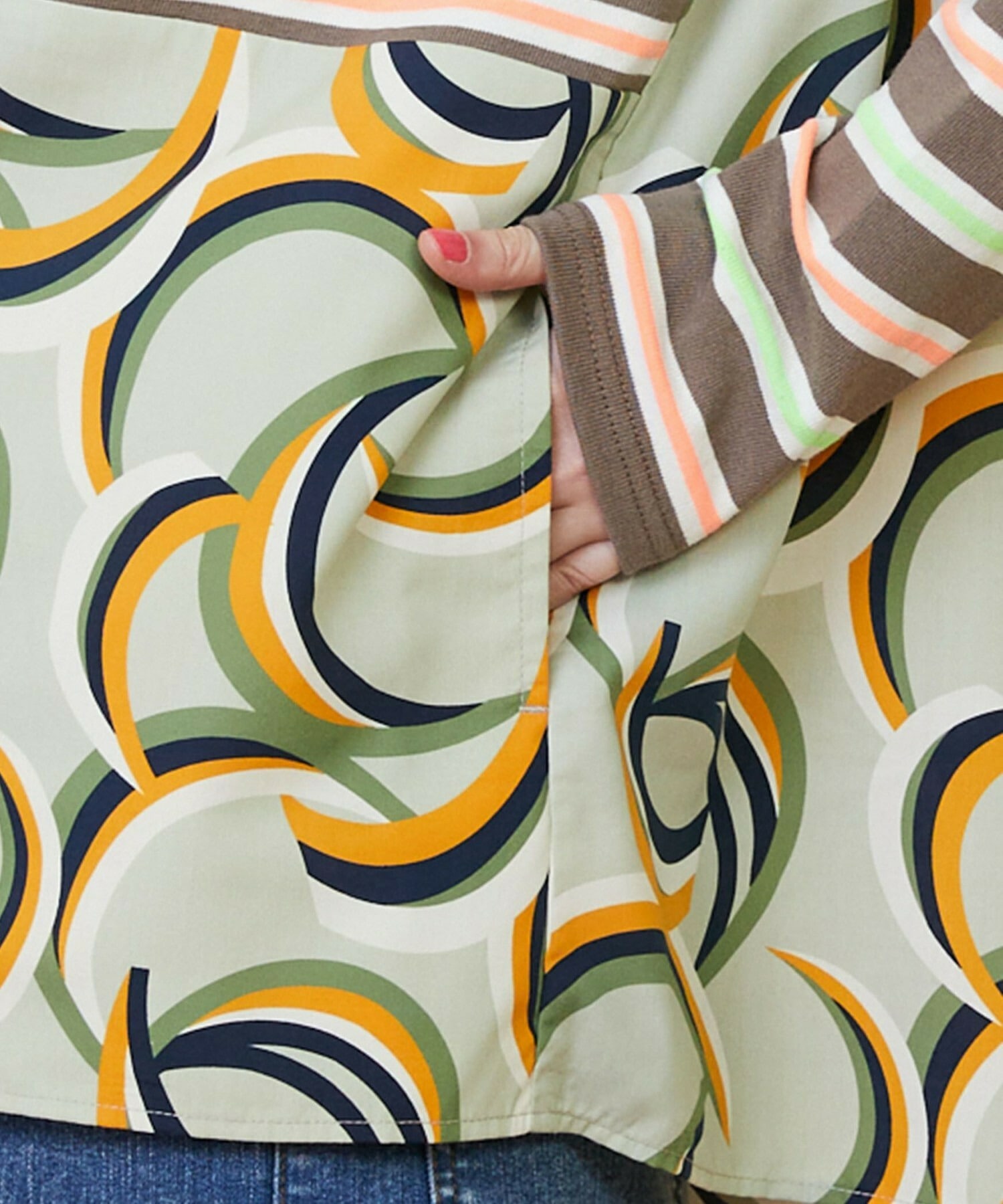 【FRAPBOIS】ウォーターサーフェス シャツ 詳細画像 チャコールグレー 4