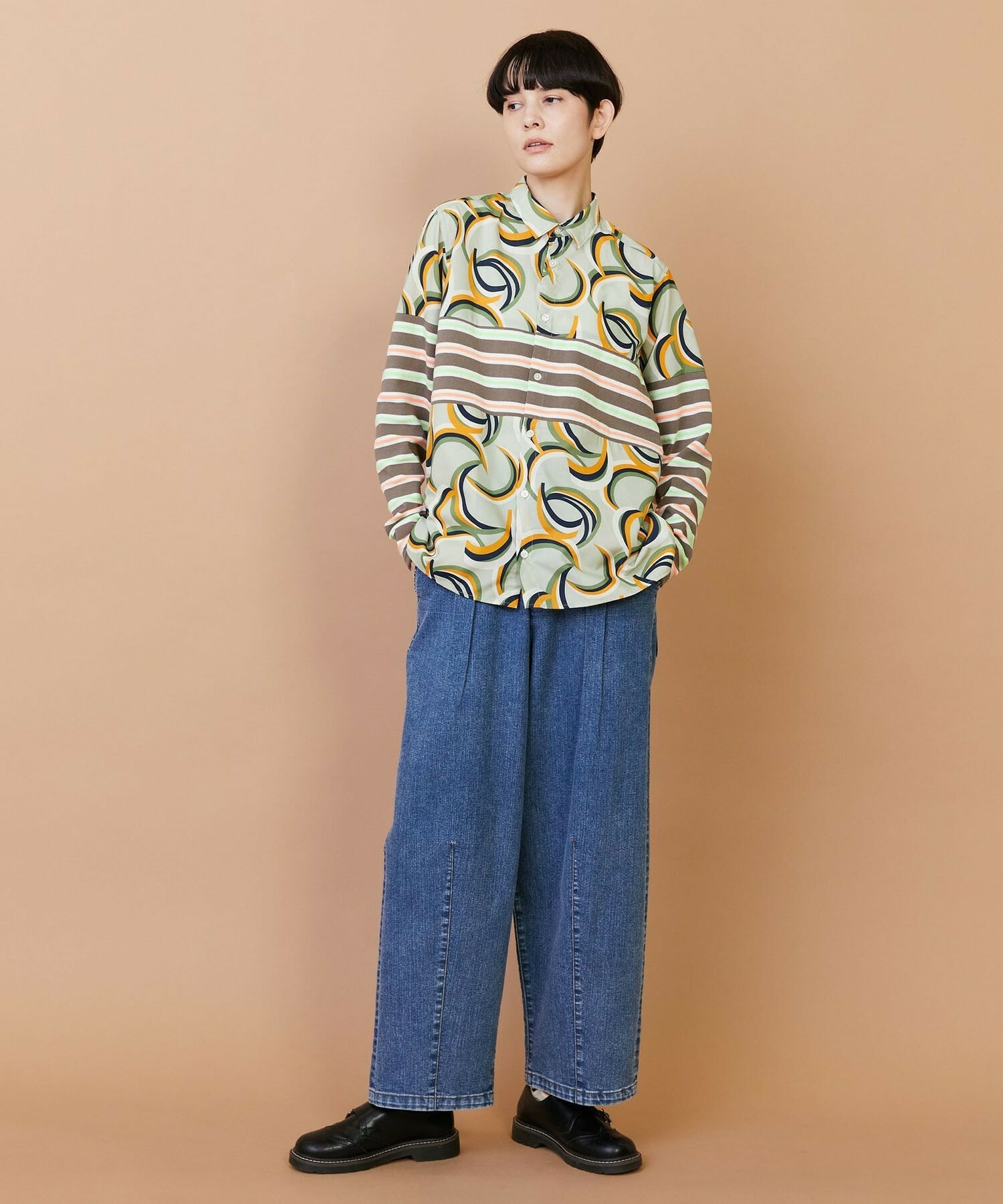 【FRAPBOIS】ウォーターサーフェス シャツ 詳細画像 チャコールグレー 6