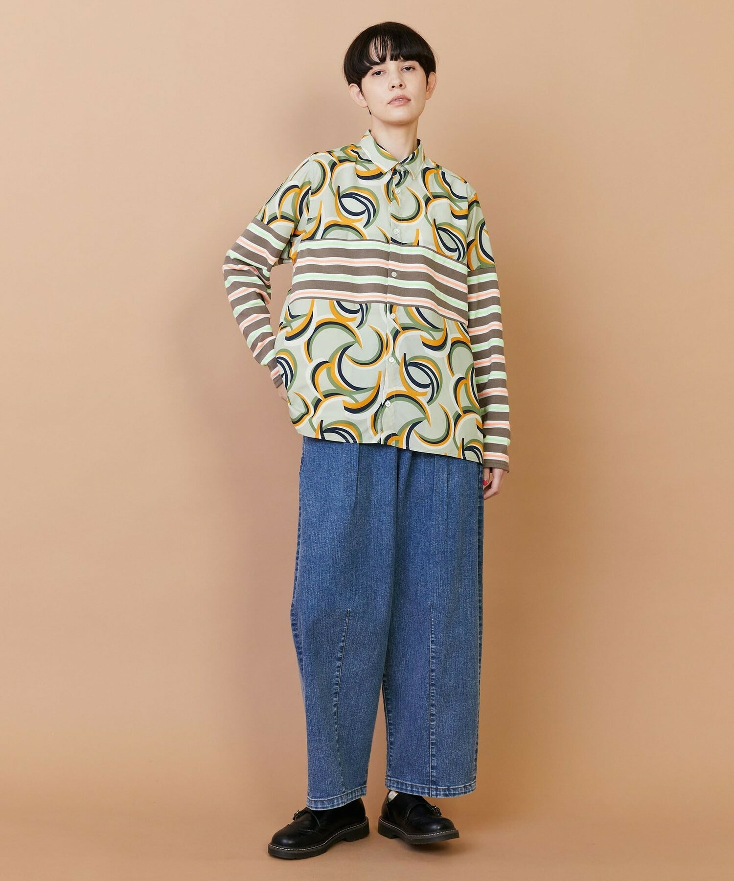 【FRAPBOIS】ウォーターサーフェス シャツ 詳細画像 チャコールグレー 7