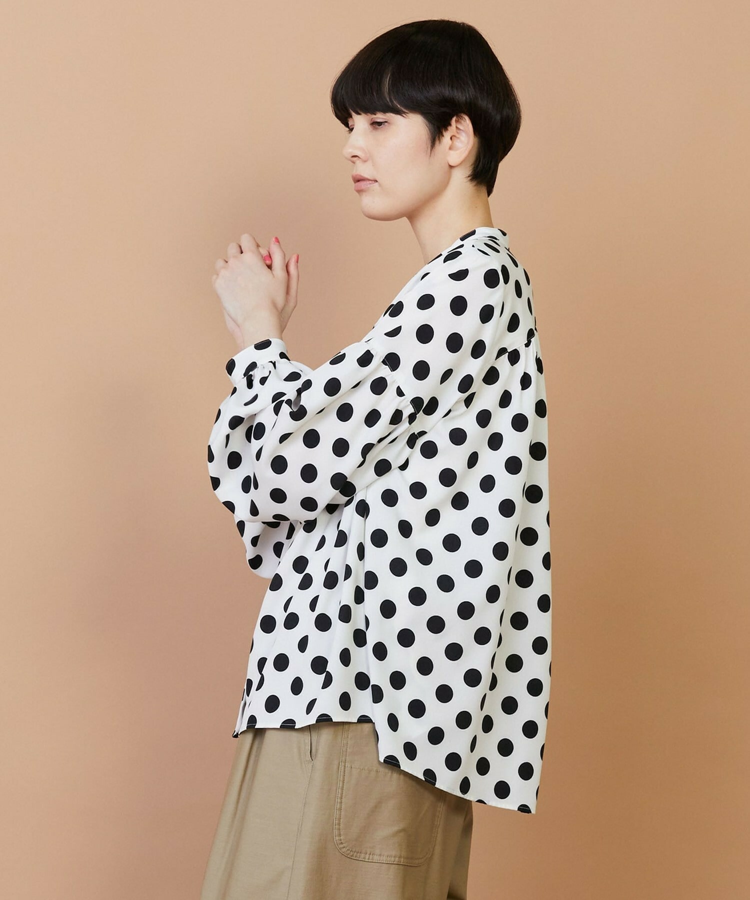 【FRAPBOIS】ドドット ブラウス 詳細画像 ホワイト 13