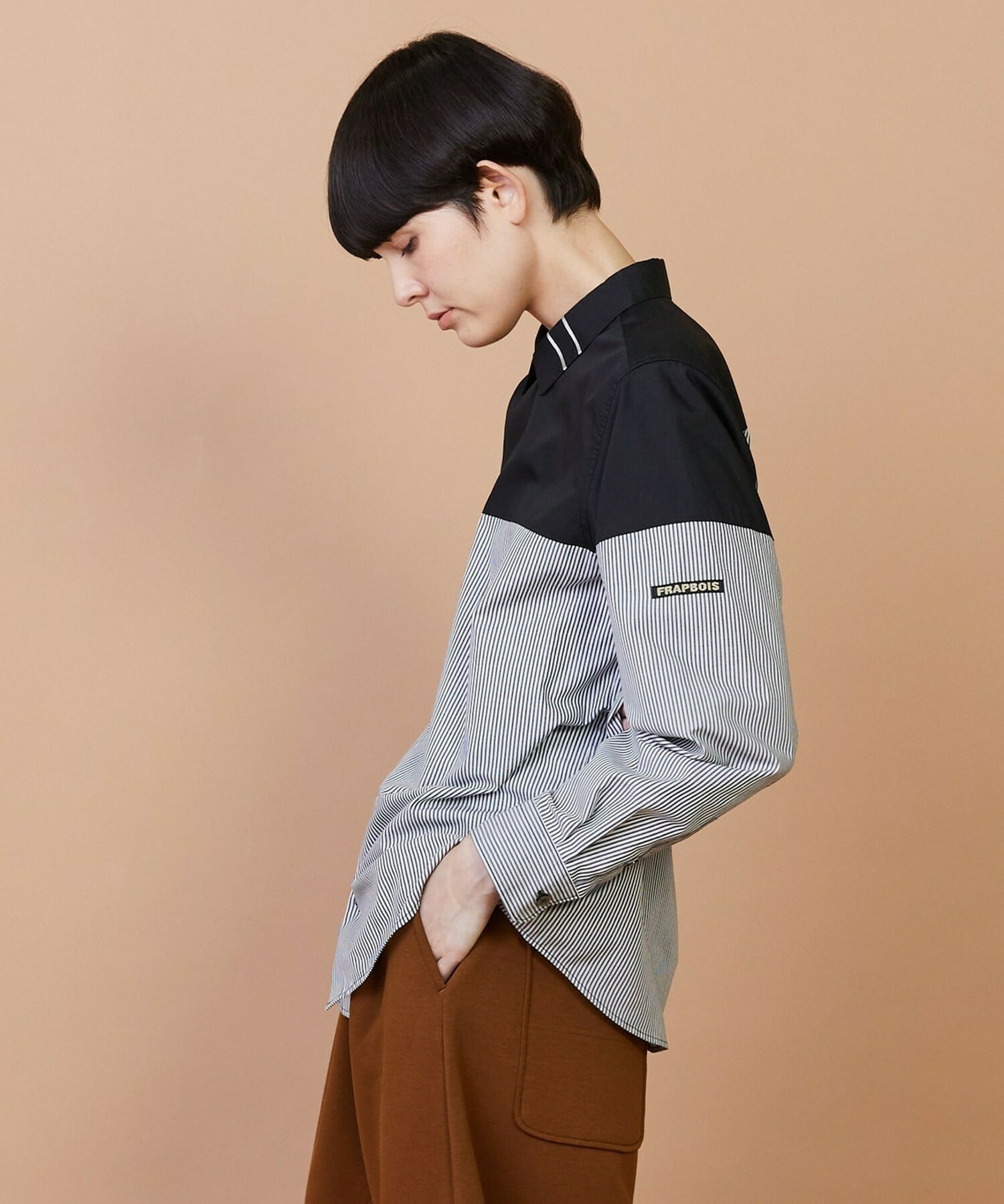 【FRAPBOIS】マリーンシャツ 詳細画像 ブラック 11