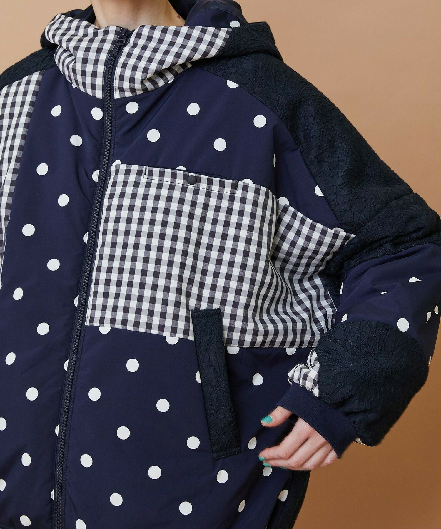 【FRAPBOIS】ミクドコート 詳細画像 ブラック 4