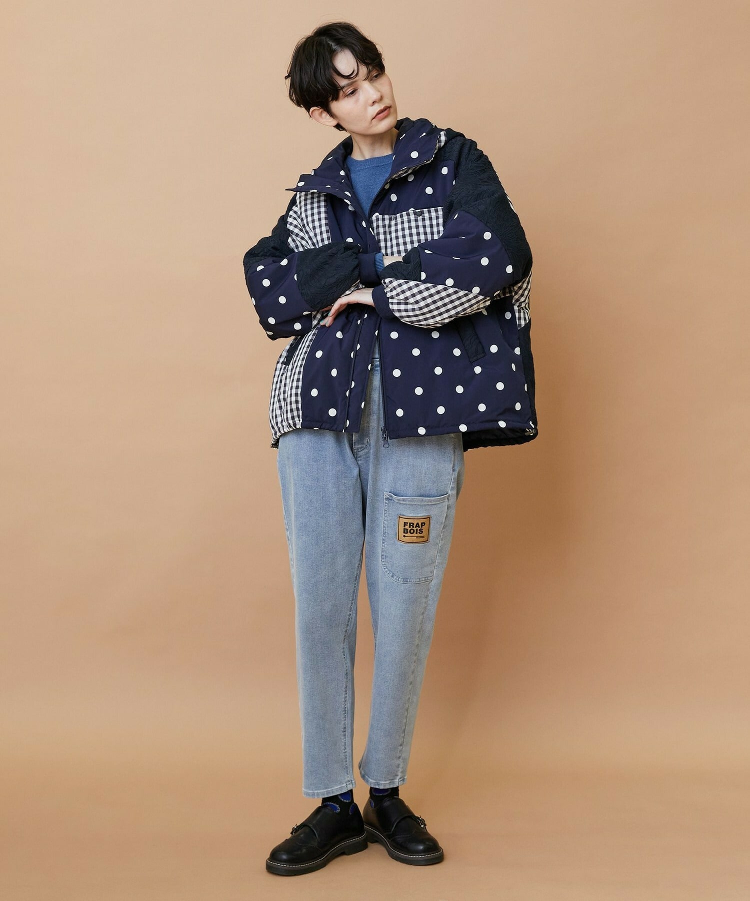 【FRAPBOIS】ミクドコート 詳細画像 ブラック 8