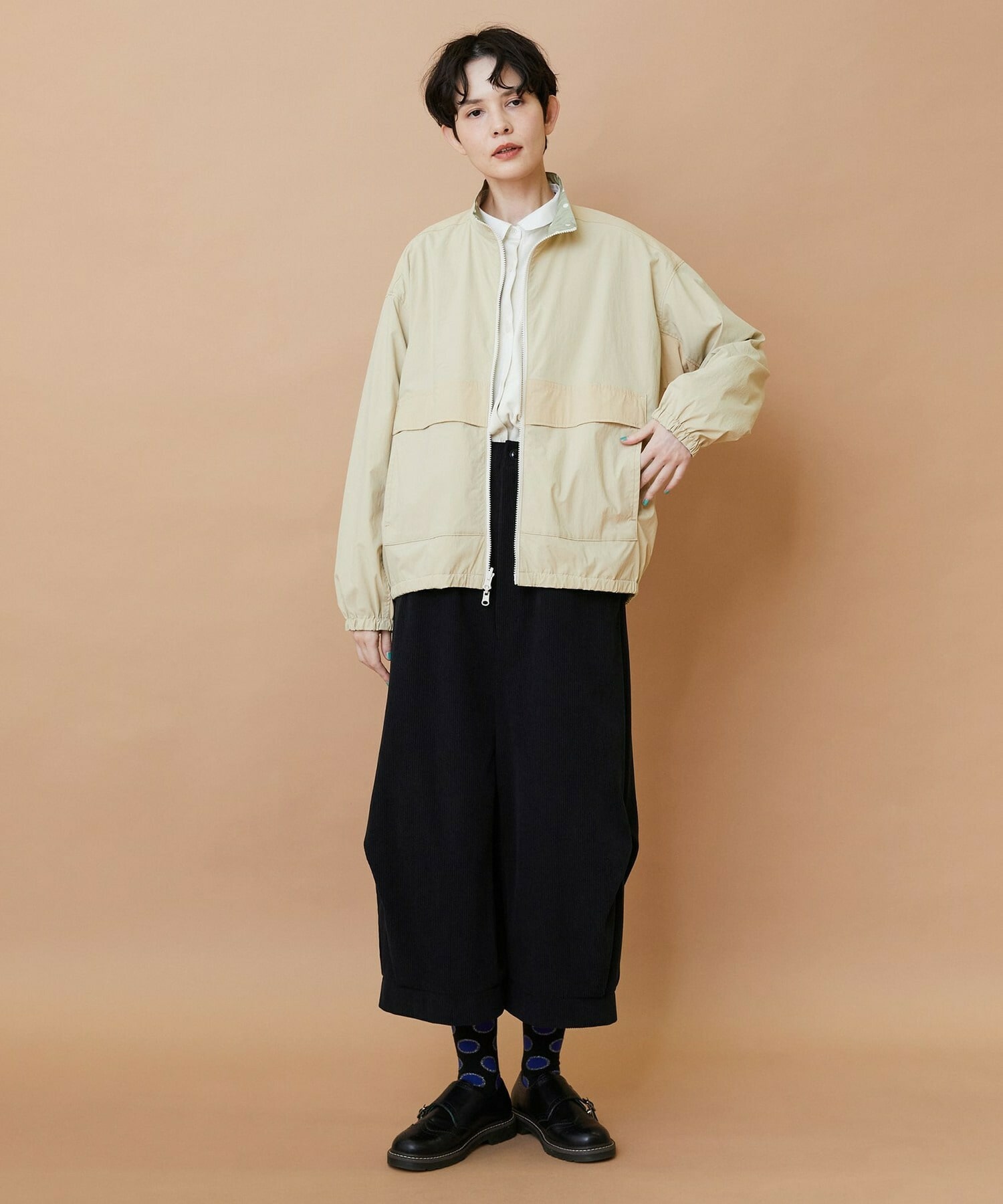 【FRAPBOIS】リバーノラック ブルゾン 詳細画像 ネイビー 10