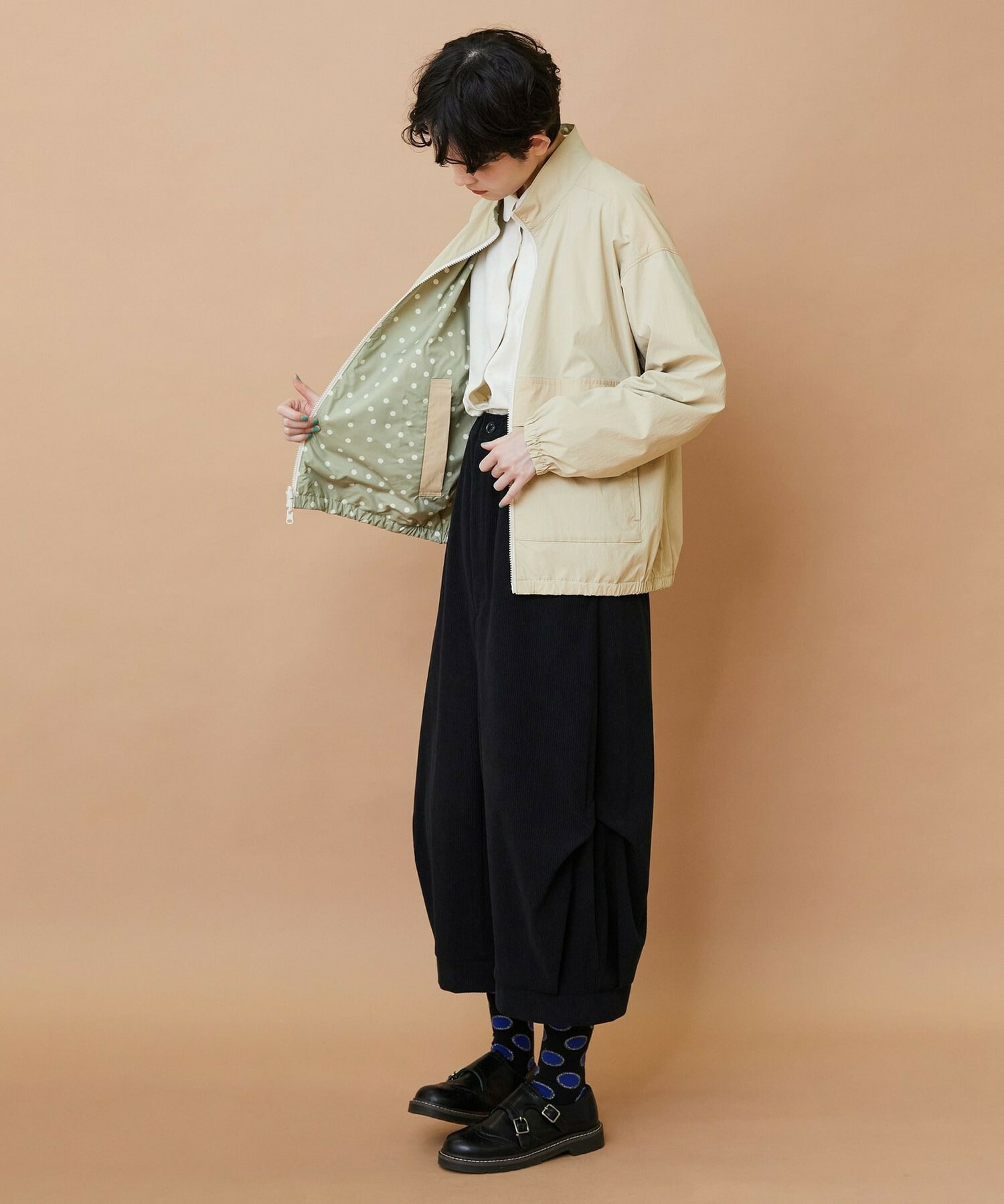 【FRAPBOIS】リバーノラック ブルゾン 詳細画像 ネイビー 14