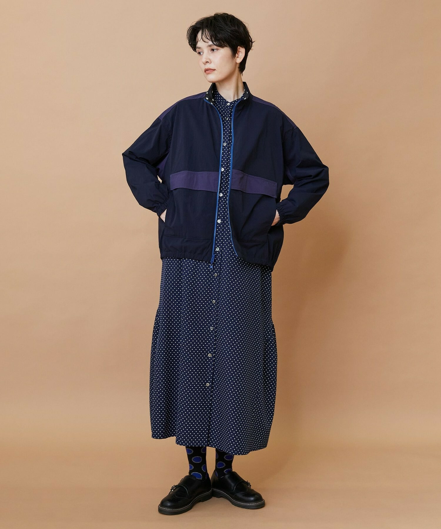 【FRAPBOIS】リバーノラック ブルゾン 詳細画像 ネイビー 22