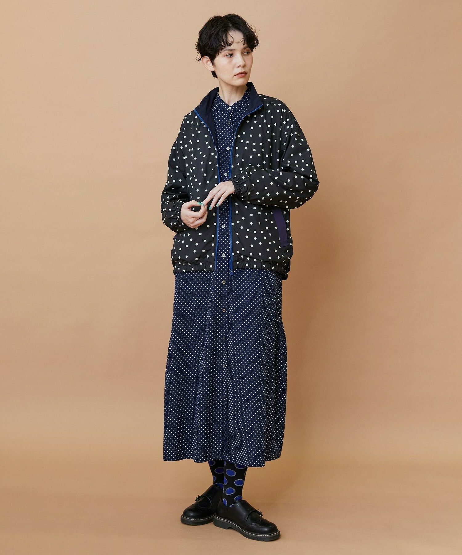 【FRAPBOIS】リバーノラック ブルゾン 詳細画像 ネイビー 26