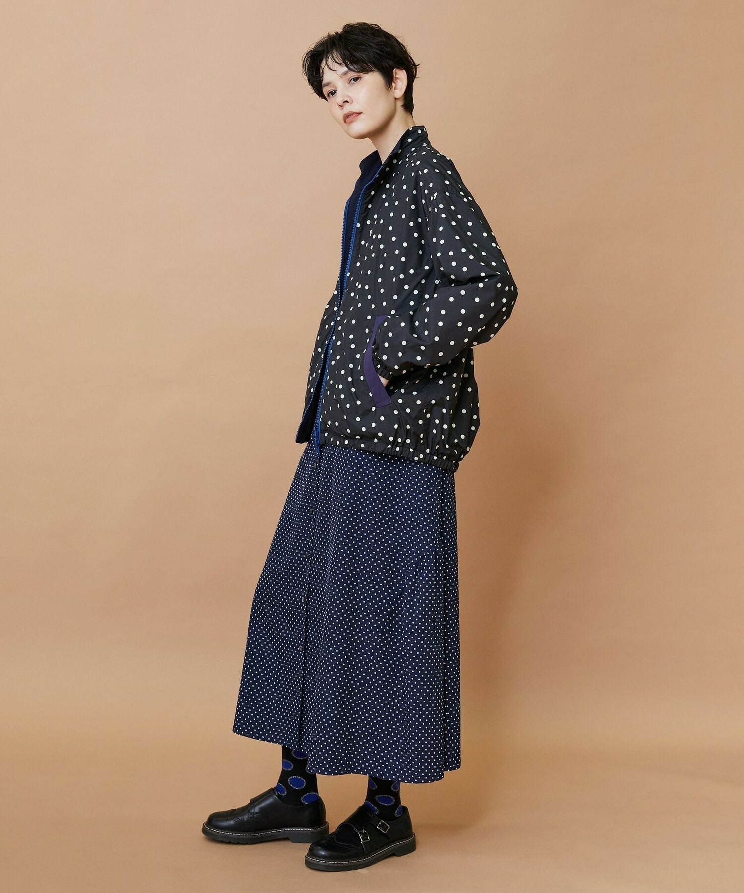 【FRAPBOIS】リバーノラック ブルゾン 詳細画像 ネイビー 27