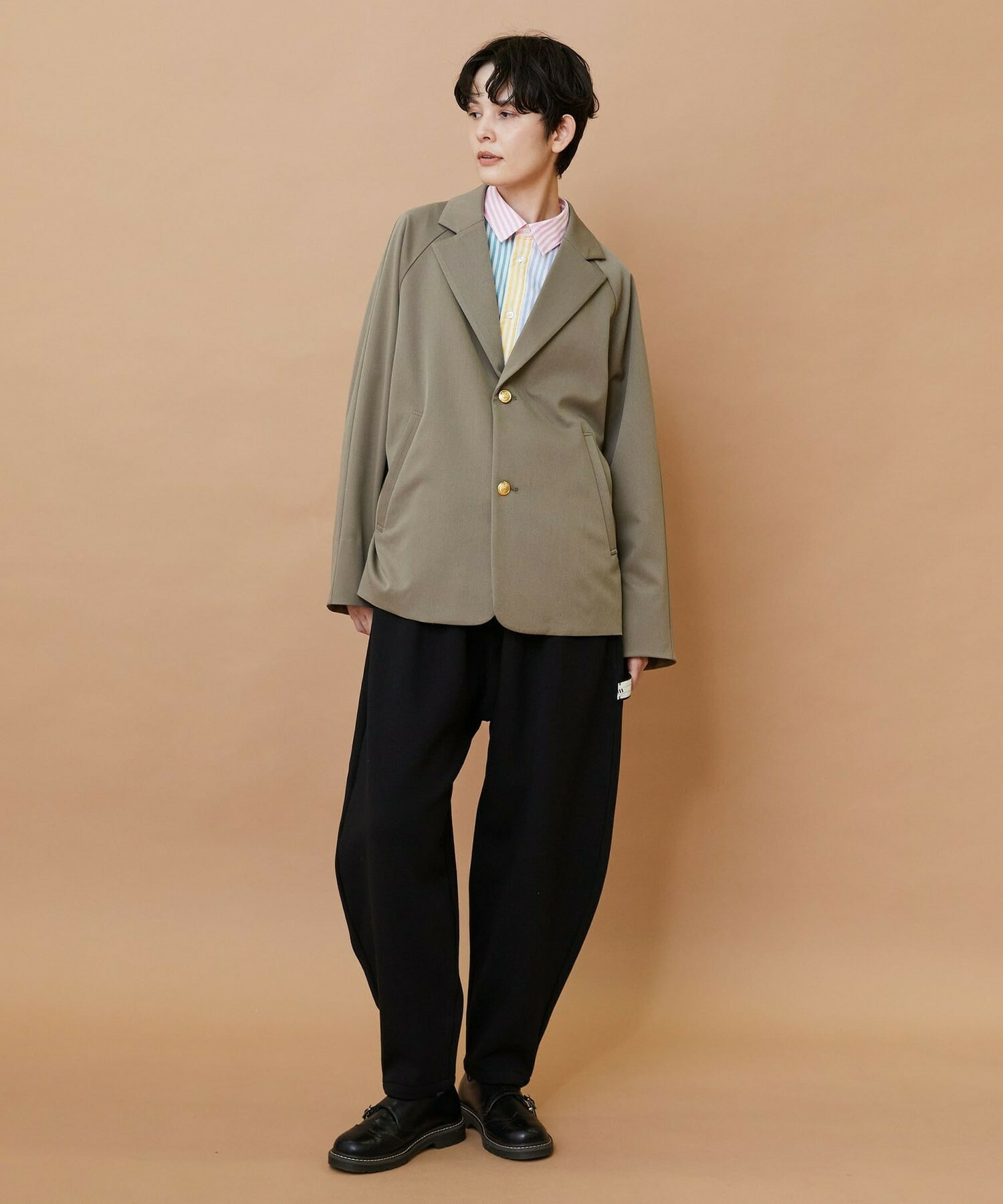 【FRAPBOIS】ブレイザー ジャケット 詳細画像 グレイッシュベージュ 17