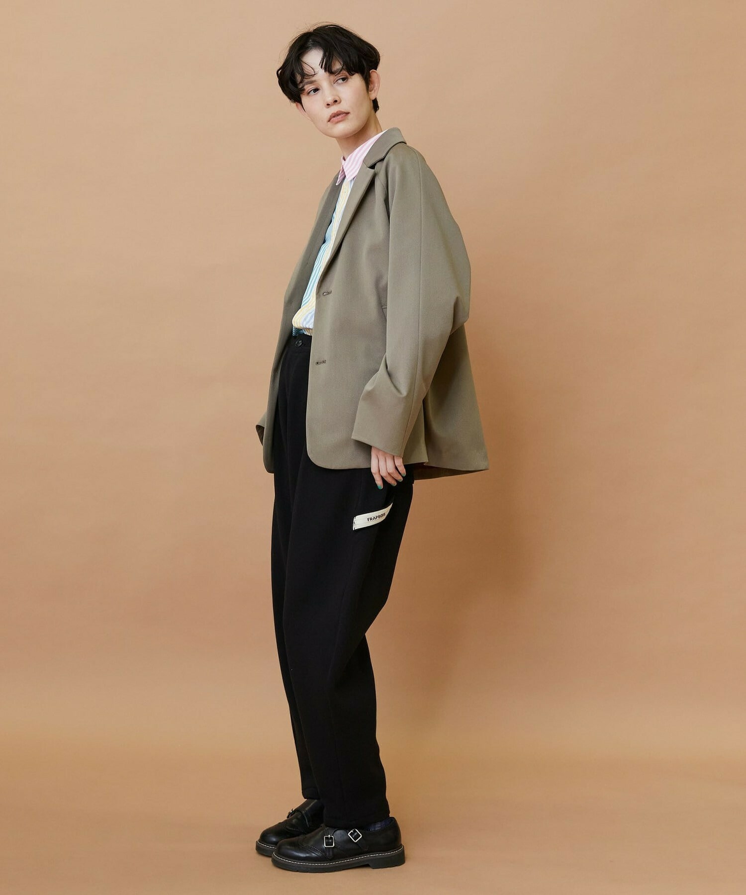 【FRAPBOIS】ブレイザー ジャケット 詳細画像 グレイッシュベージュ 19