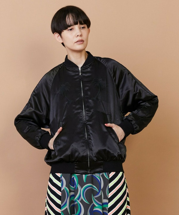 シャイニー ブルゾン 詳細画像 ブラック 1
