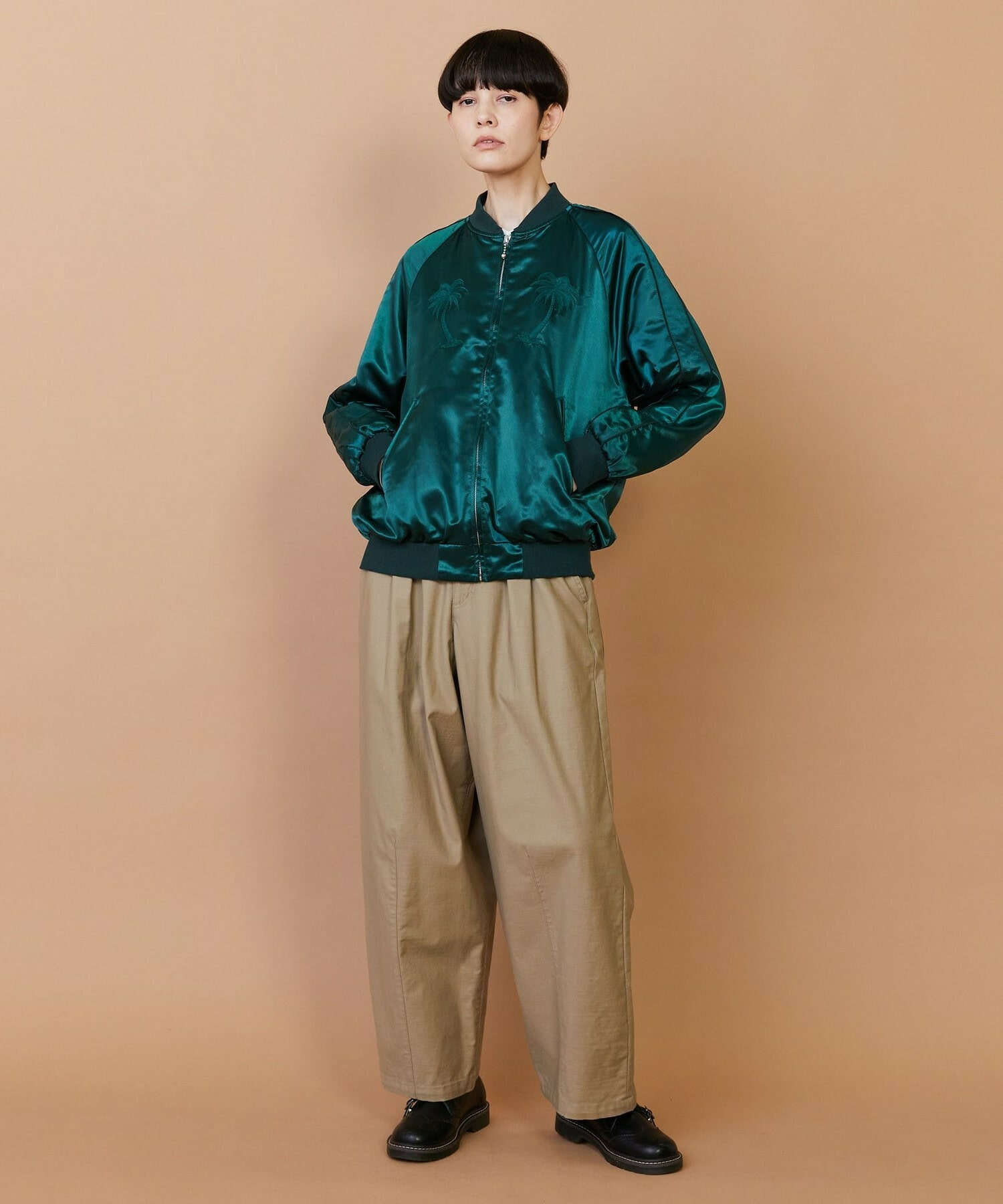 【FRAPBOIS】シャイニー ブルゾン 詳細画像 ブラック 14