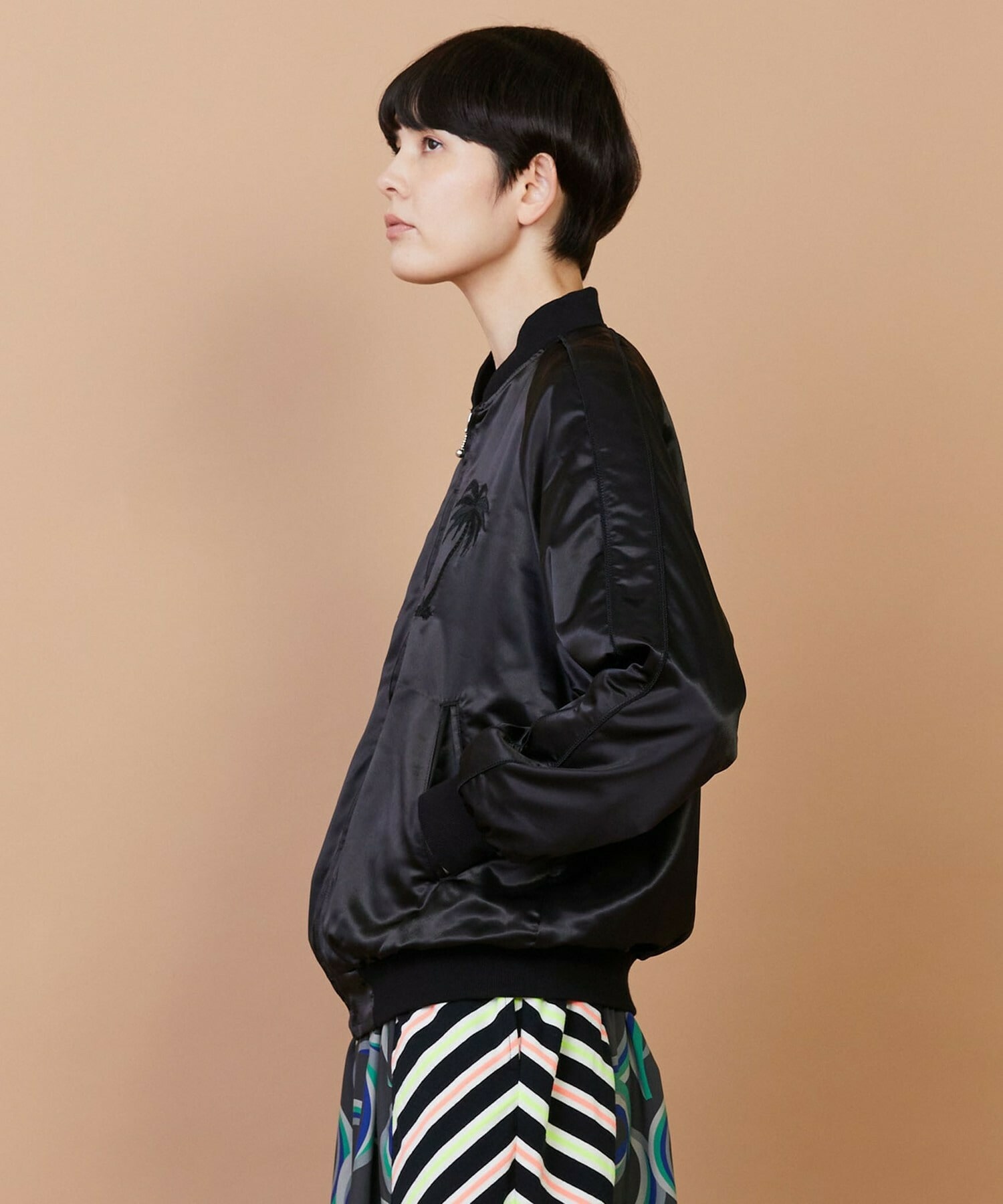 【FRAPBOIS】シャイニー ブルゾン 詳細画像 ブラック 15