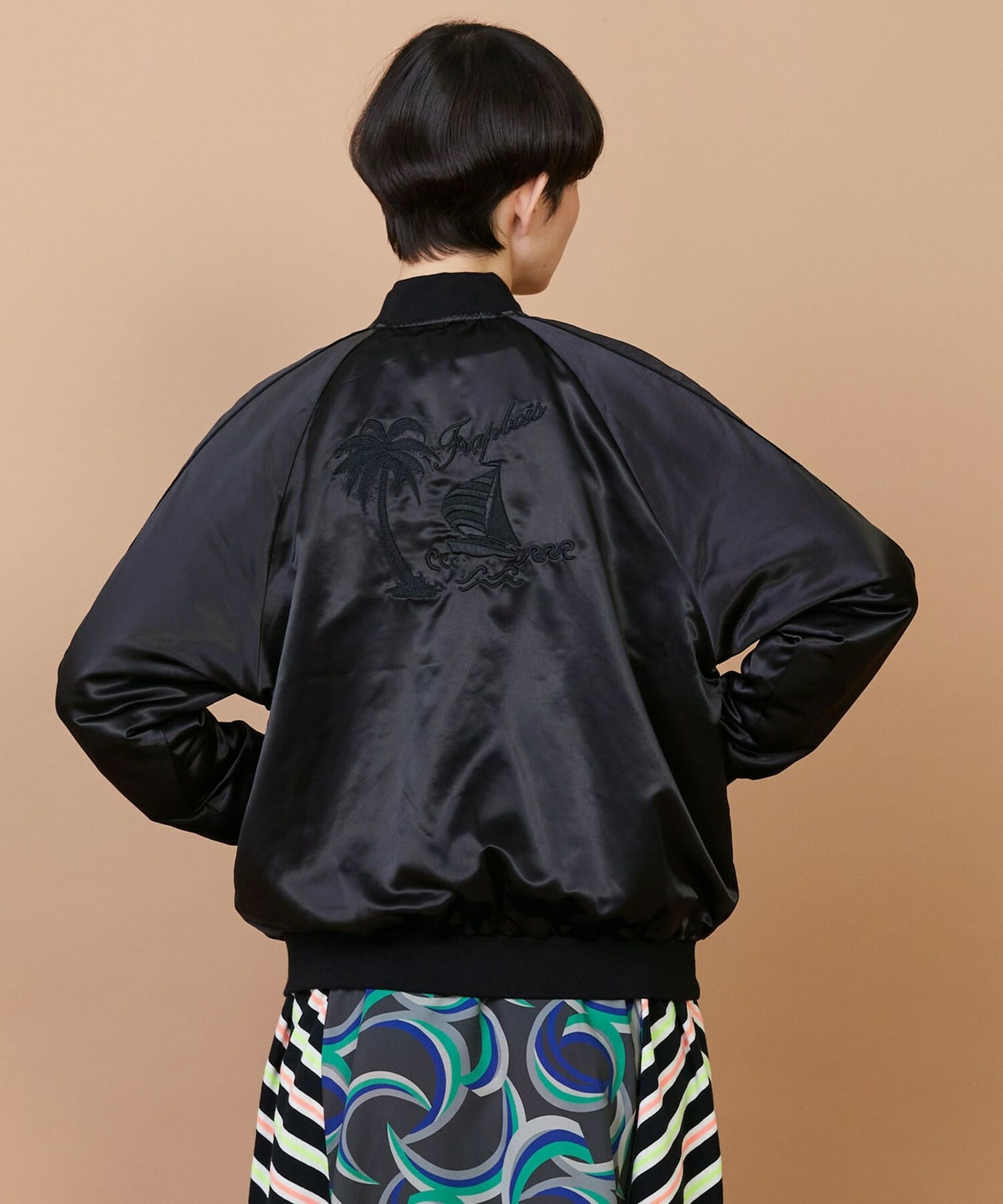 【FRAPBOIS】シャイニー ブルゾン 詳細画像 ブラック 16