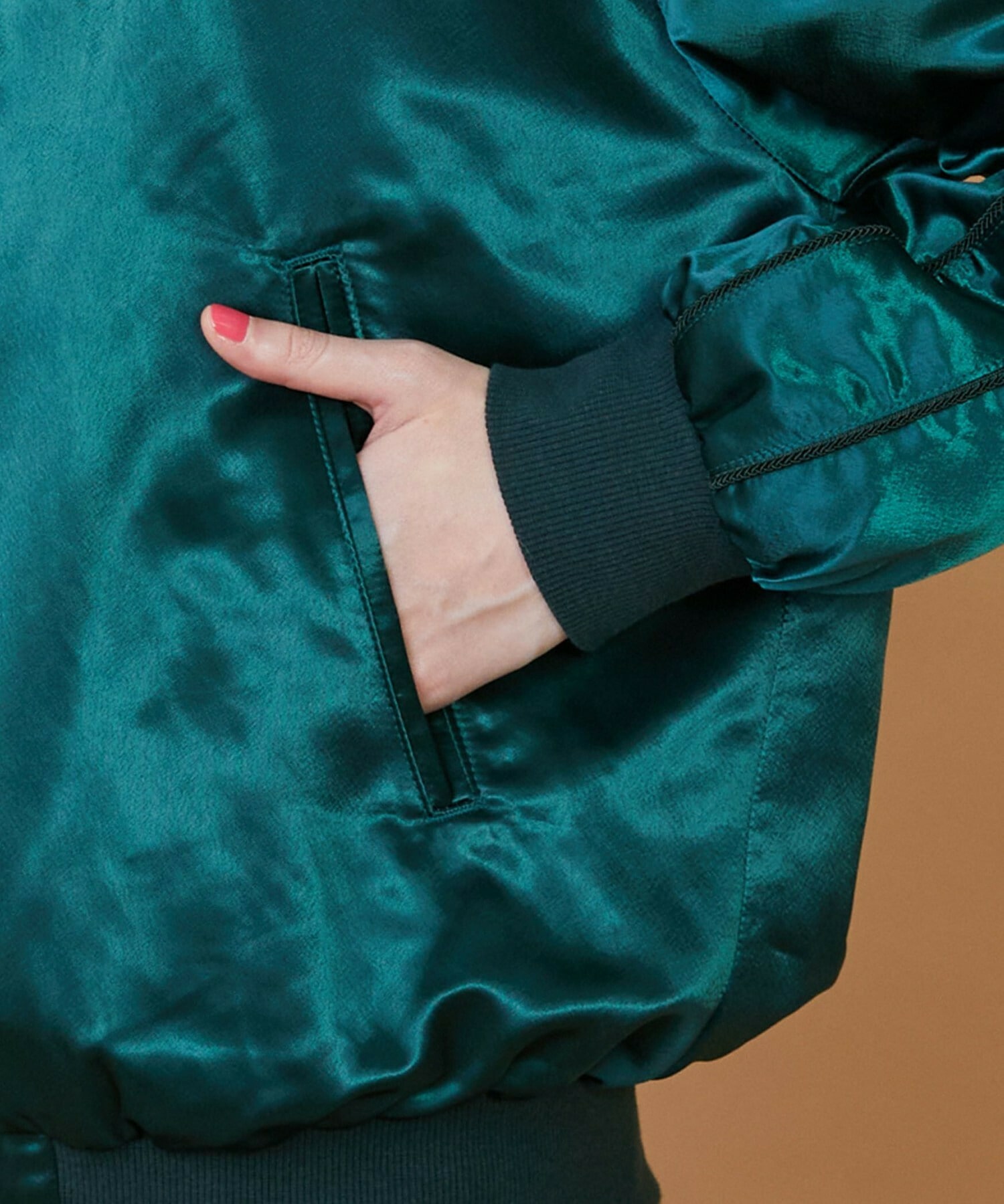 【FRAPBOIS】シャイニー ブルゾン 詳細画像 ブラック 3