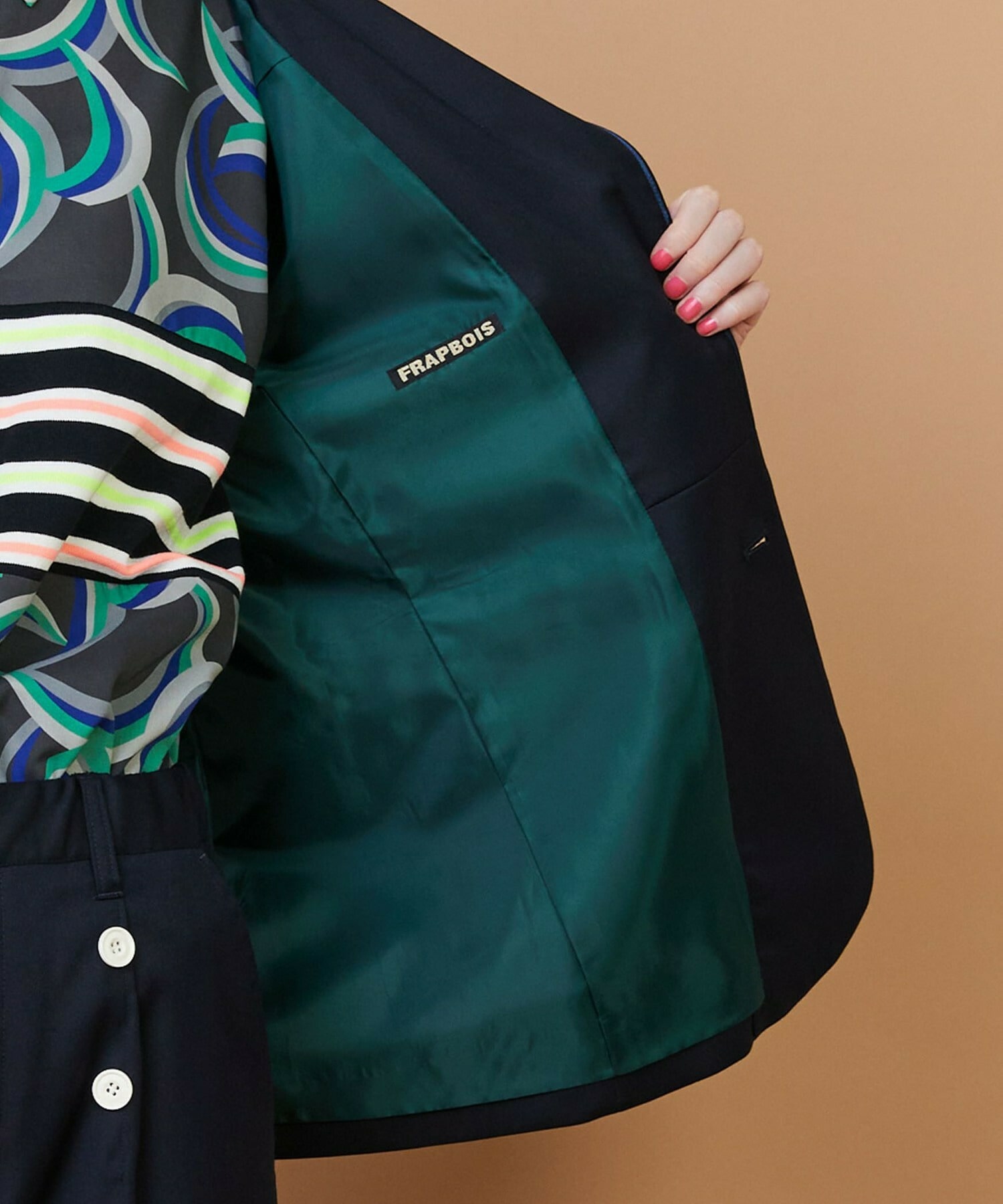 【FRAPBOIS】マリーナ ジャケット 詳細画像 ネイビー 15