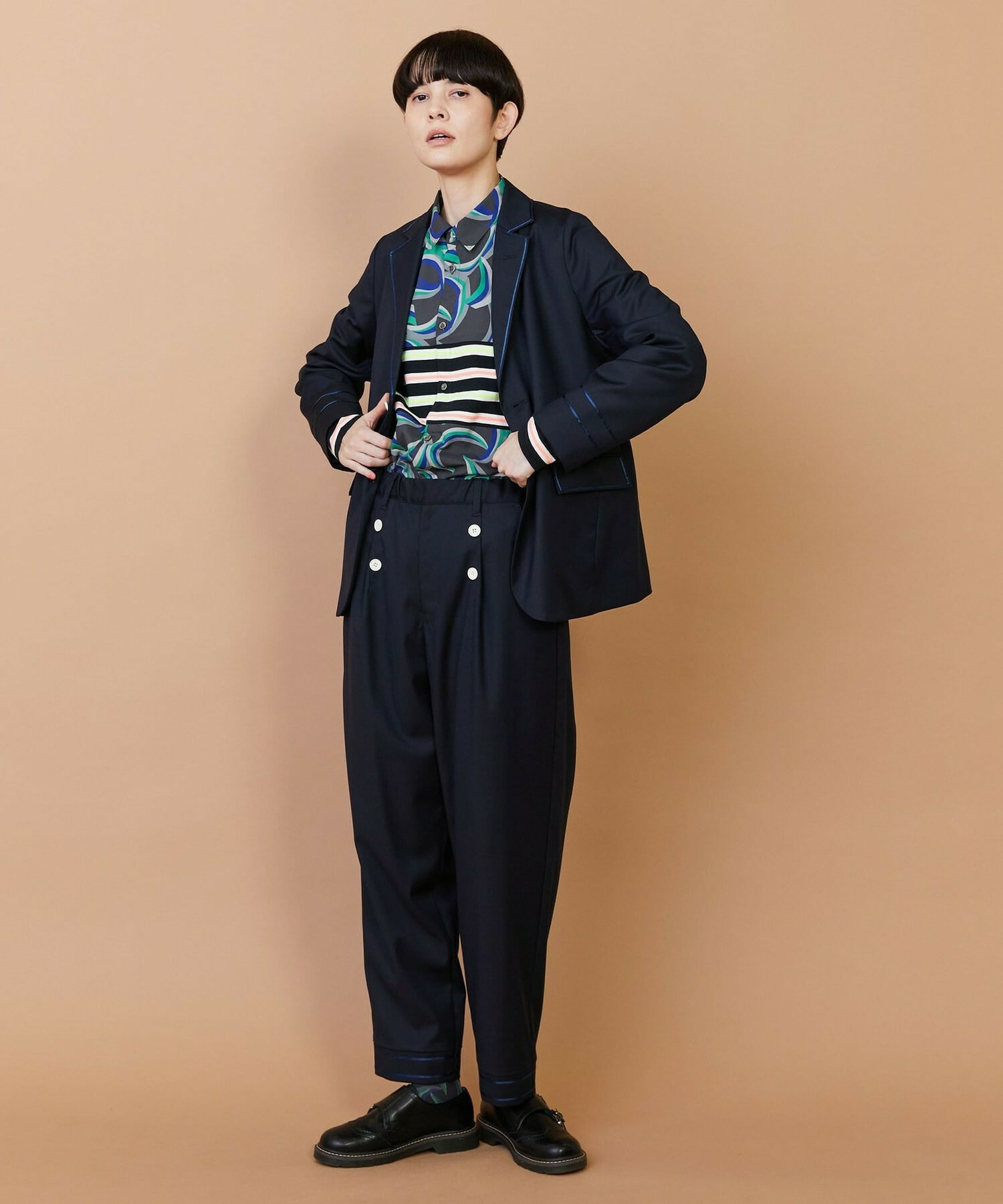 【FRAPBOIS】マリーナ ジャケット 詳細画像 ネイビー 20