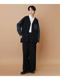 【FRAPBOIS】トーンギャバ パンツ 詳細画像 ブラック 22