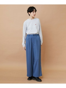 【FRAPBOIS】トーンギャバ パンツ 詳細画像 ブラック 7