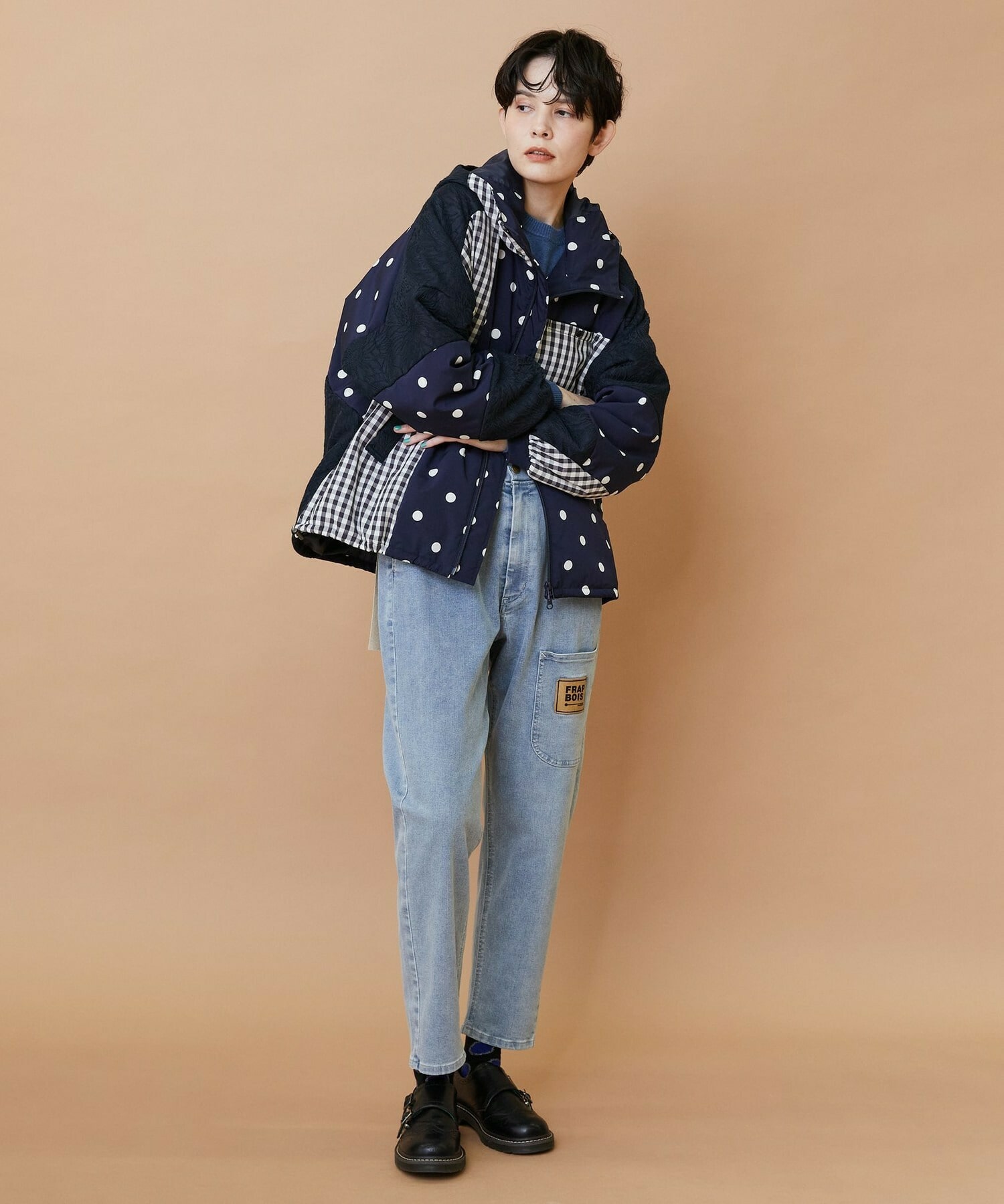 【FRAPBOIS】ムーブデニム パンツ 詳細画像 サックスブルー 22