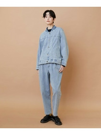 【FRAPBOIS】ムーブデニム テーパードパンツ 詳細画像 ネイビー 12