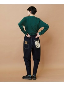 【FRAPBOIS】ムーブデニム テーパードパンツ 詳細画像 ネイビー 19