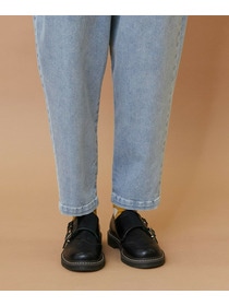 【FRAPBOIS】ムーブデニム テーパードパンツ 詳細画像 ネイビー 4