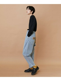 【FRAPBOIS】ムーブデニム テーパードパンツ 詳細画像 ネイビー 8