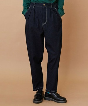 【FRAPBOIS】ムーブデニム テーパードパンツ 詳細画像 ネイビー 1