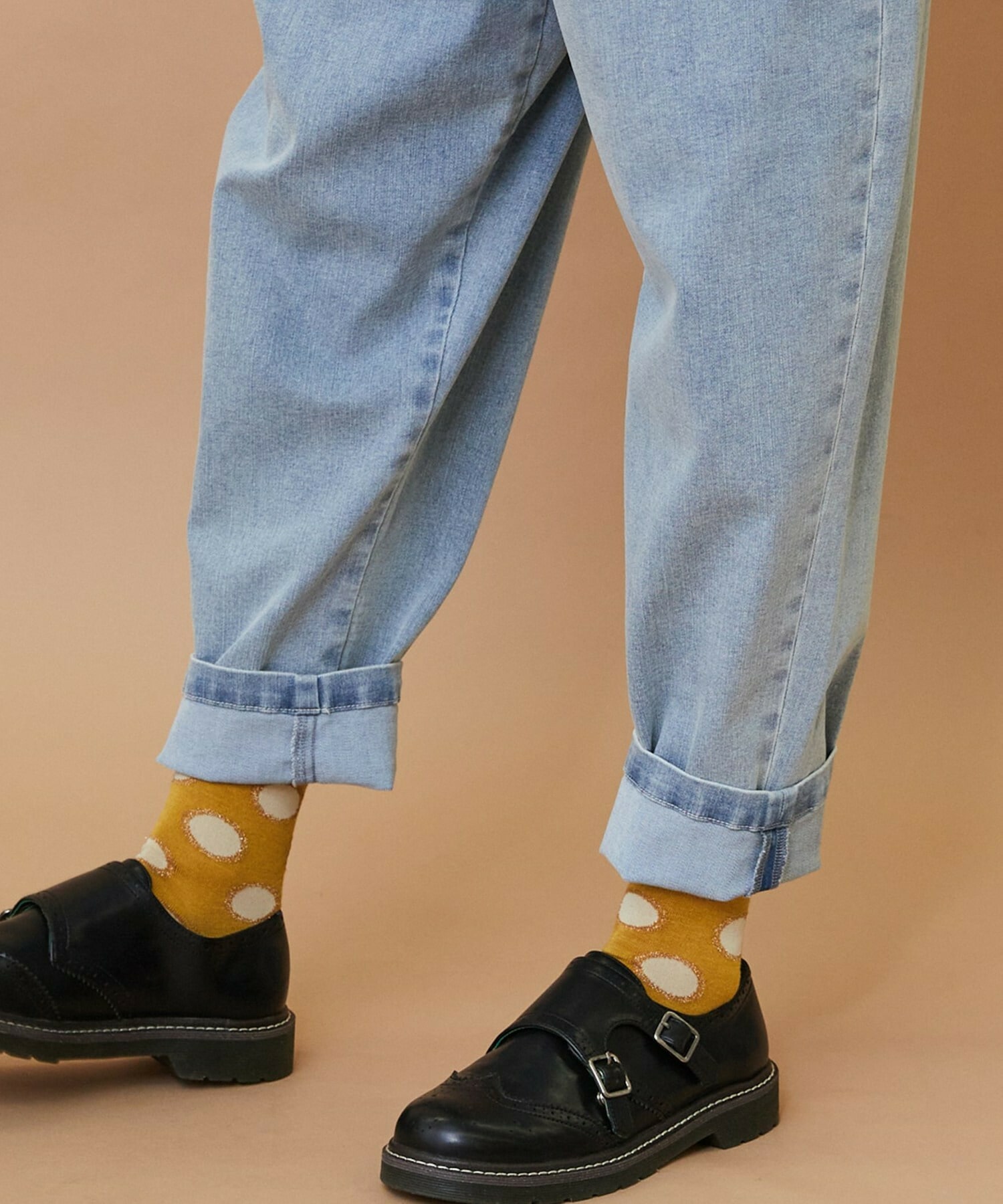 【FRAPBOIS】ムーブデニム テーパードパンツ 詳細画像 ネイビー 5