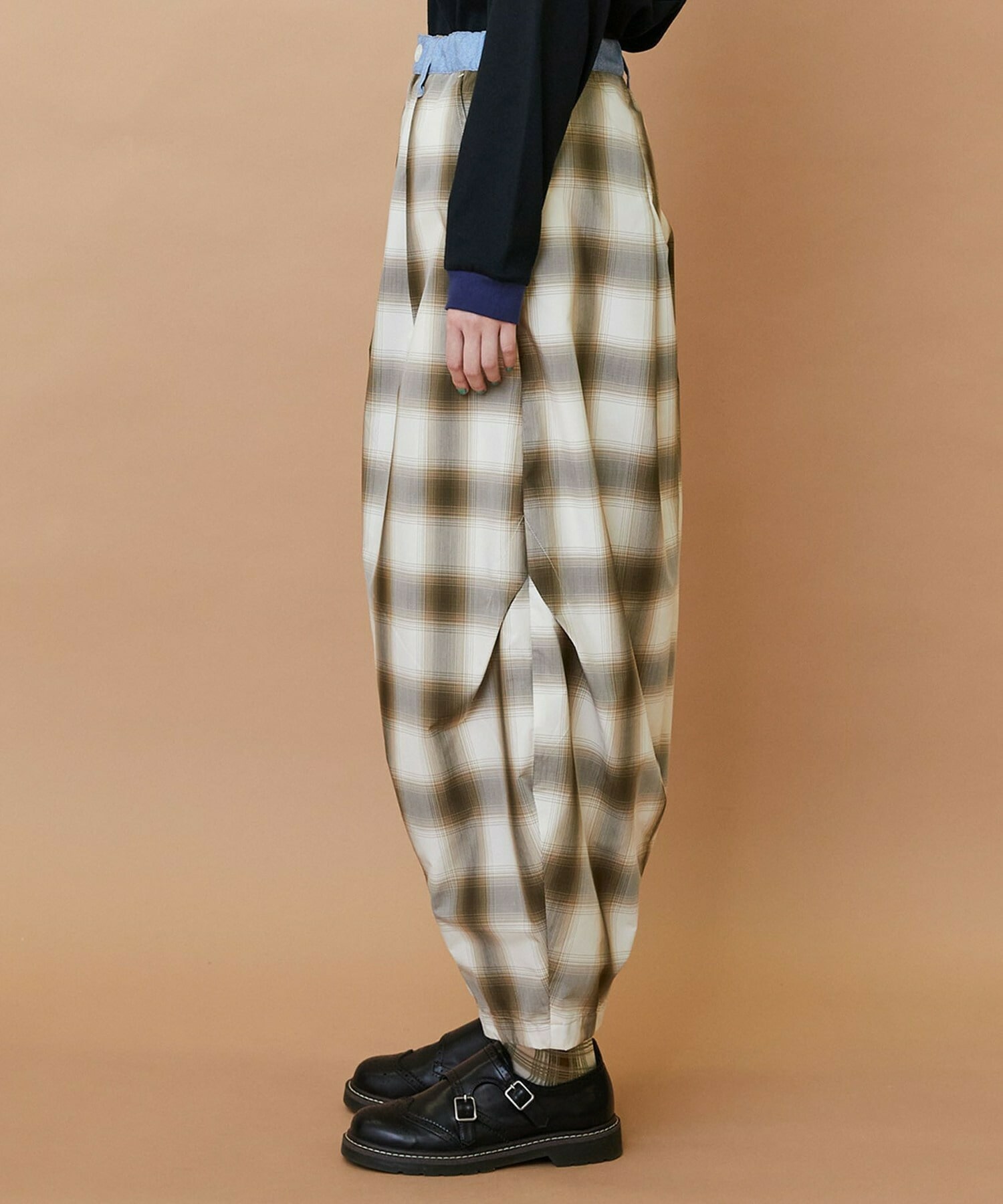 【FRAPBOIS】オンブレー パンツ 詳細画像 グリーン 1