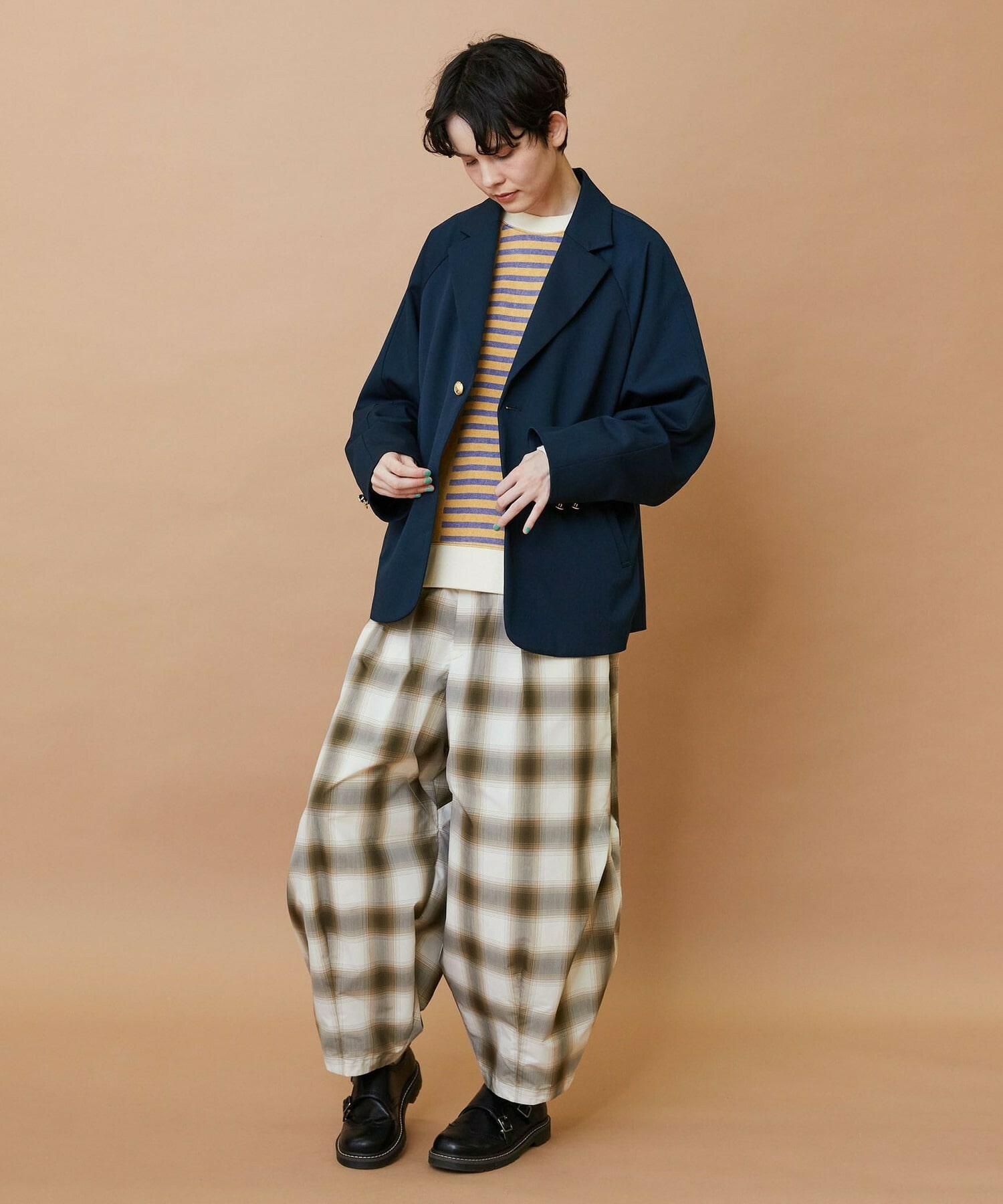 【FRAPBOIS】オンブレー パンツ 詳細画像 グリーン 12