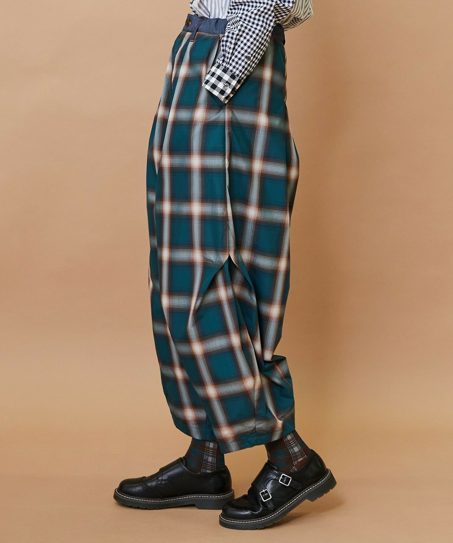 【FRAPBOIS】オンブレー パンツ 詳細画像 グリーン 13