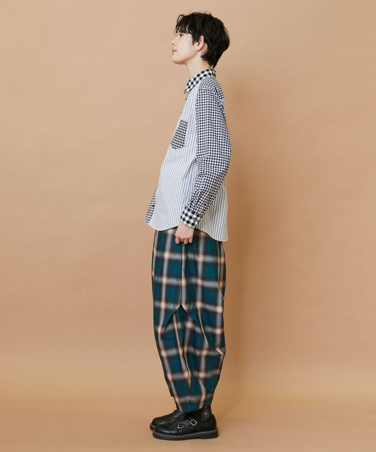 【FRAPBOIS】オンブレー パンツ 詳細画像 グリーン 16