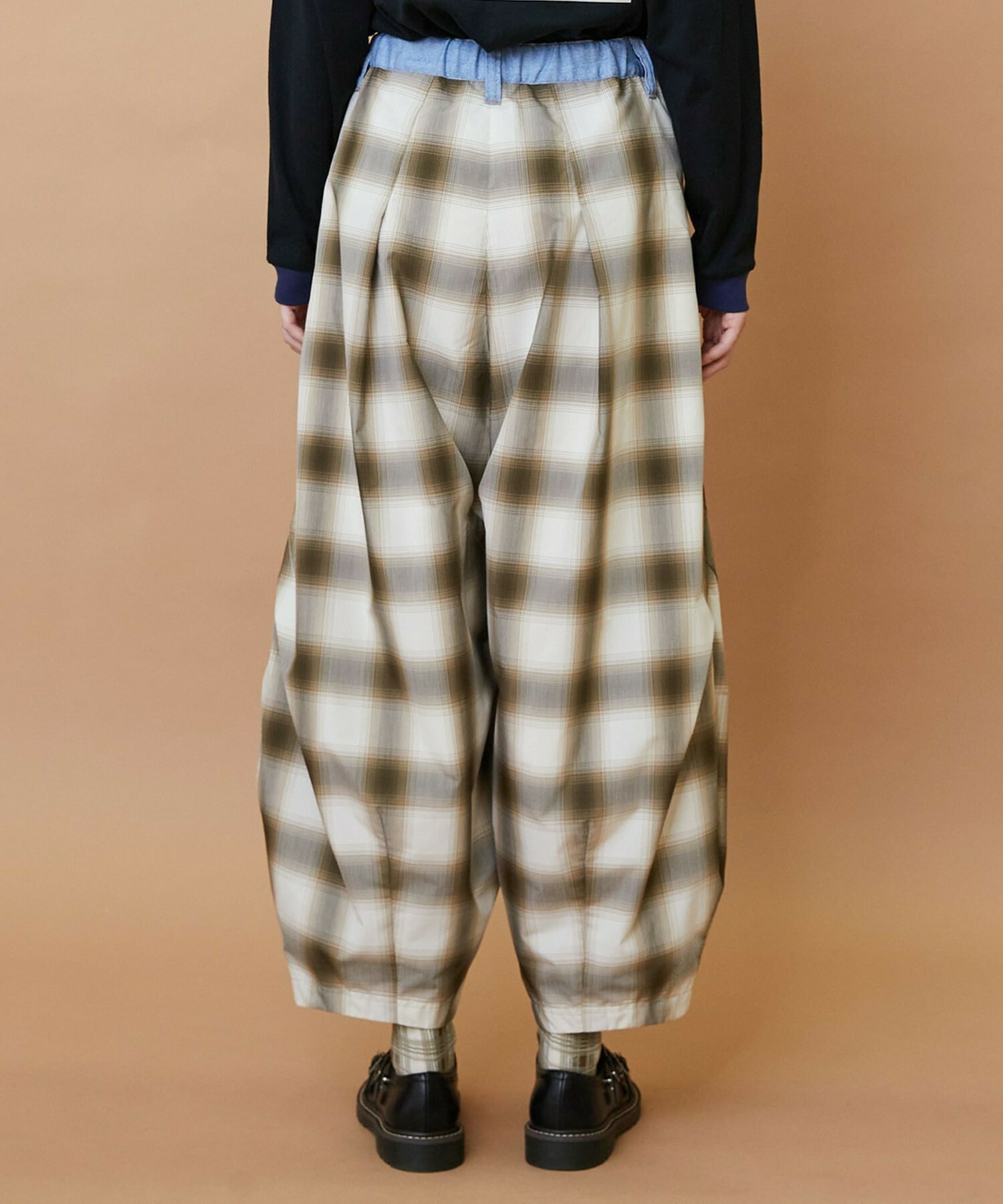 【FRAPBOIS】オンブレー パンツ 詳細画像 グリーン 2