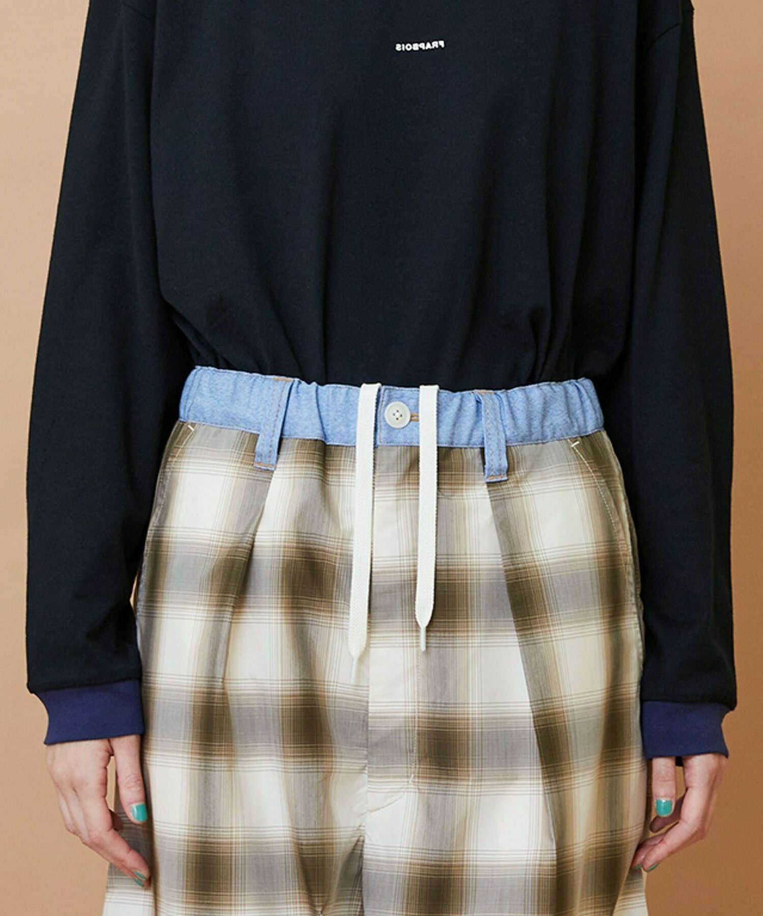 【FRAPBOIS】オンブレー パンツ 詳細画像 グリーン 5