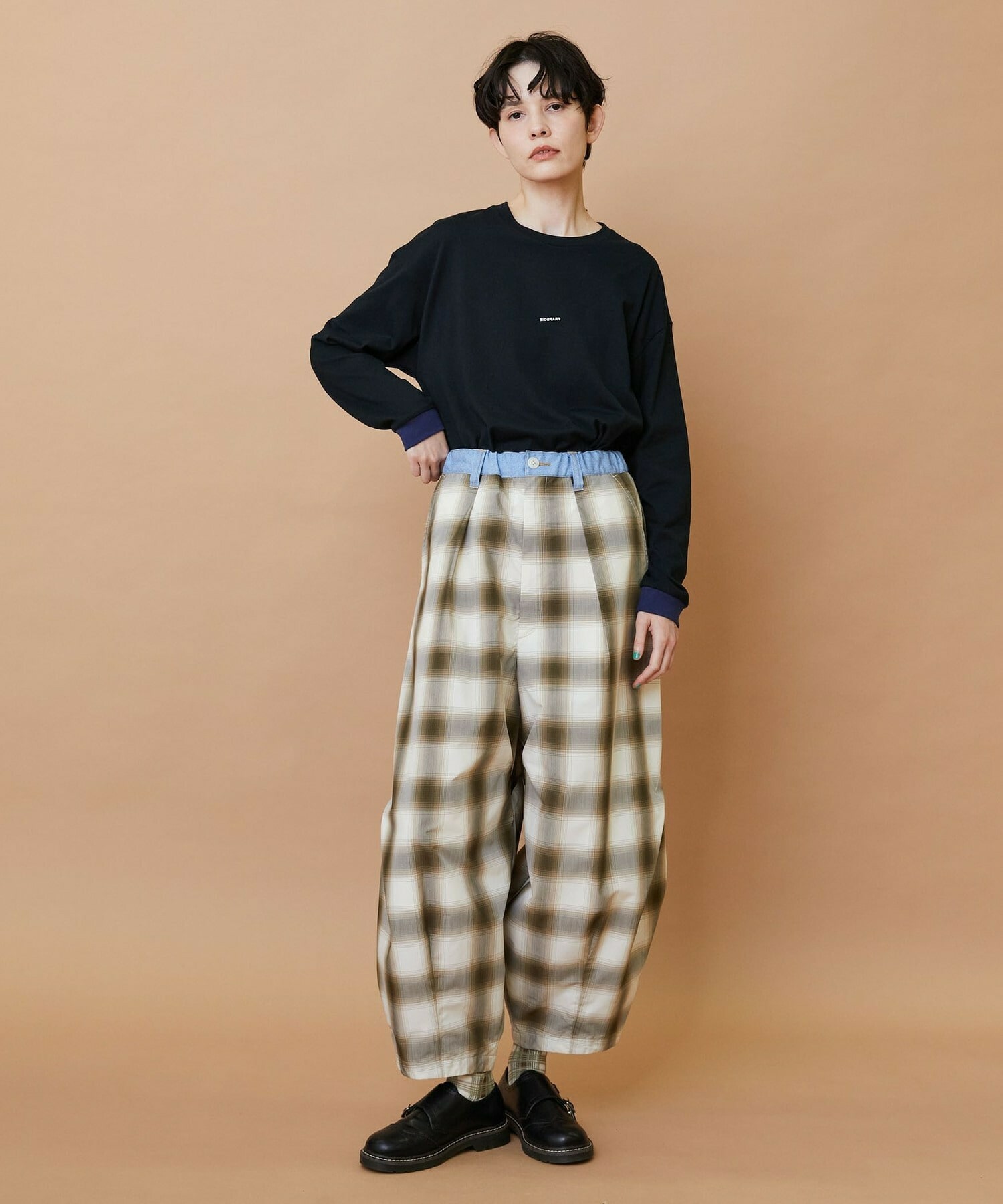 【FRAPBOIS】オンブレー パンツ 詳細画像 グリーン 6