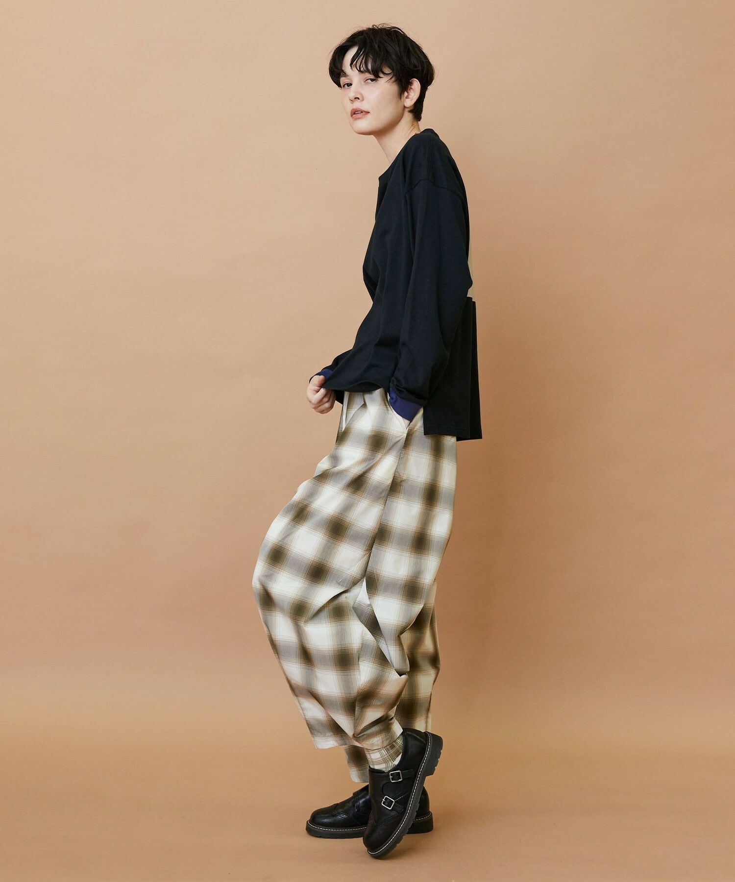 【FRAPBOIS】オンブレー パンツ 詳細画像 グリーン 8