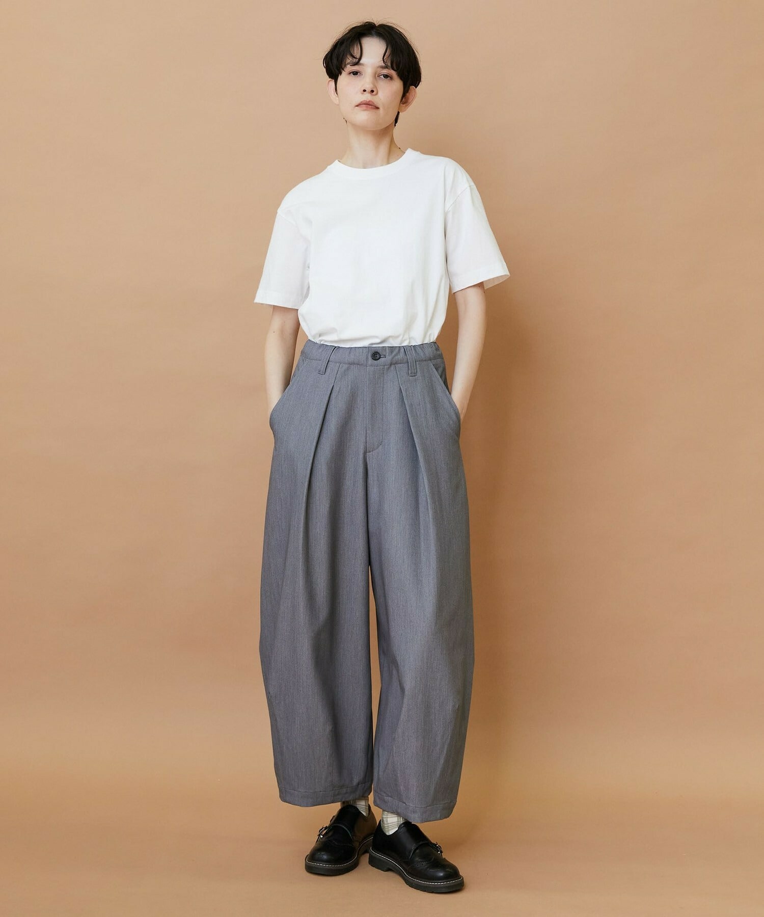 【FRAPBOIS】ウォークトラウザー パンツ 詳細画像 ネイビー 10