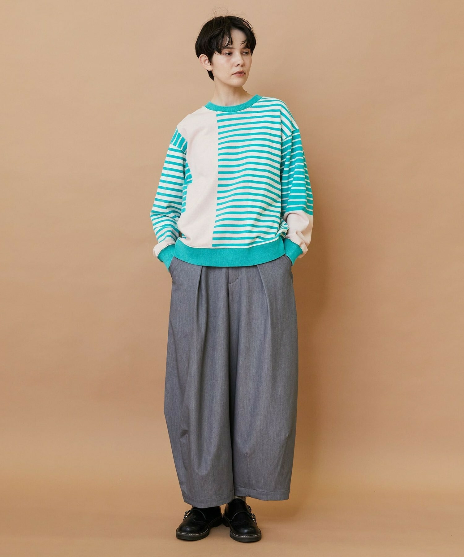 【FRAPBOIS】ウォークトラウザー パンツ 詳細画像 ネイビー 14