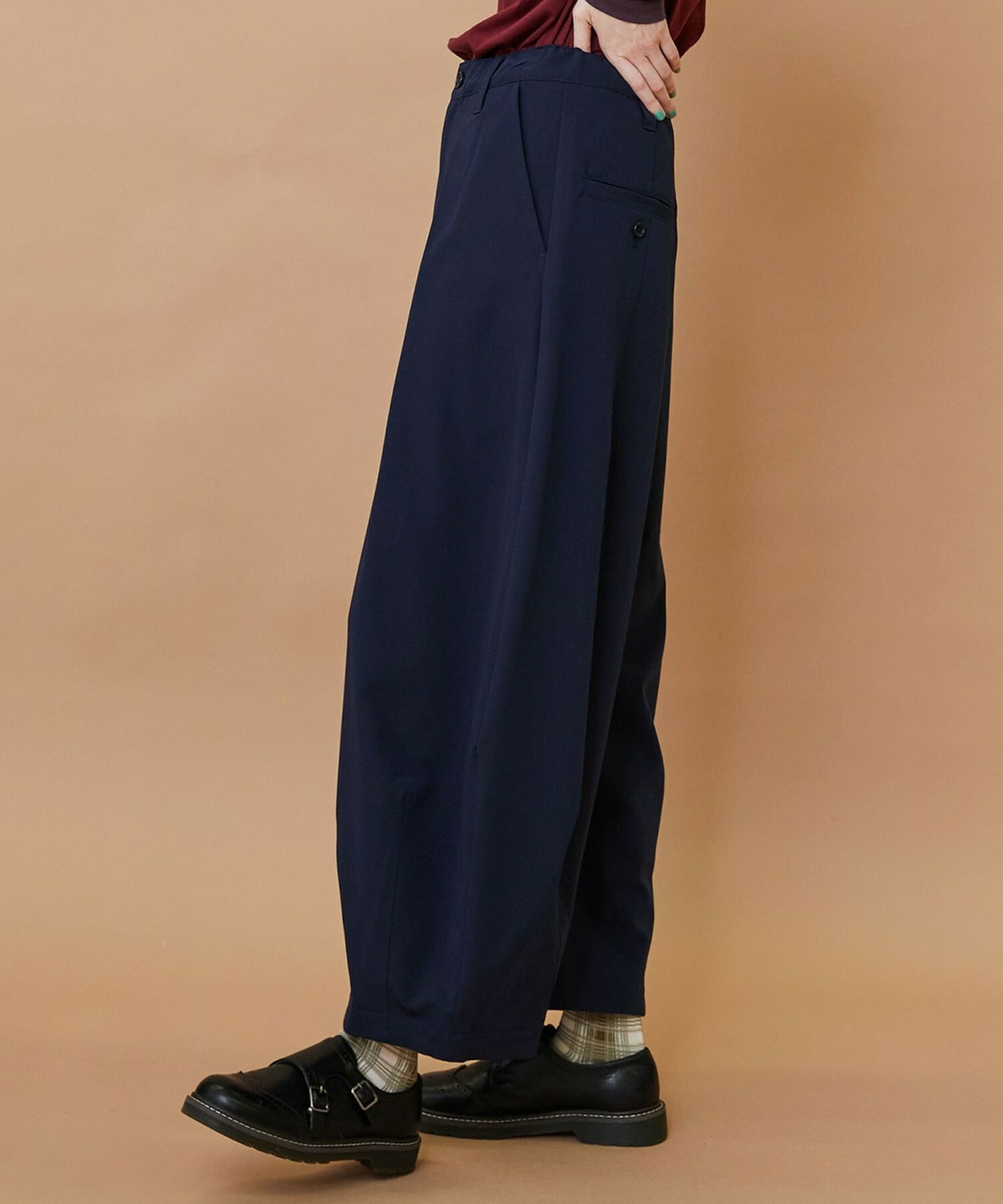 【FRAPBOIS】ウォークトラウザー パンツ 詳細画像 ネイビー 15