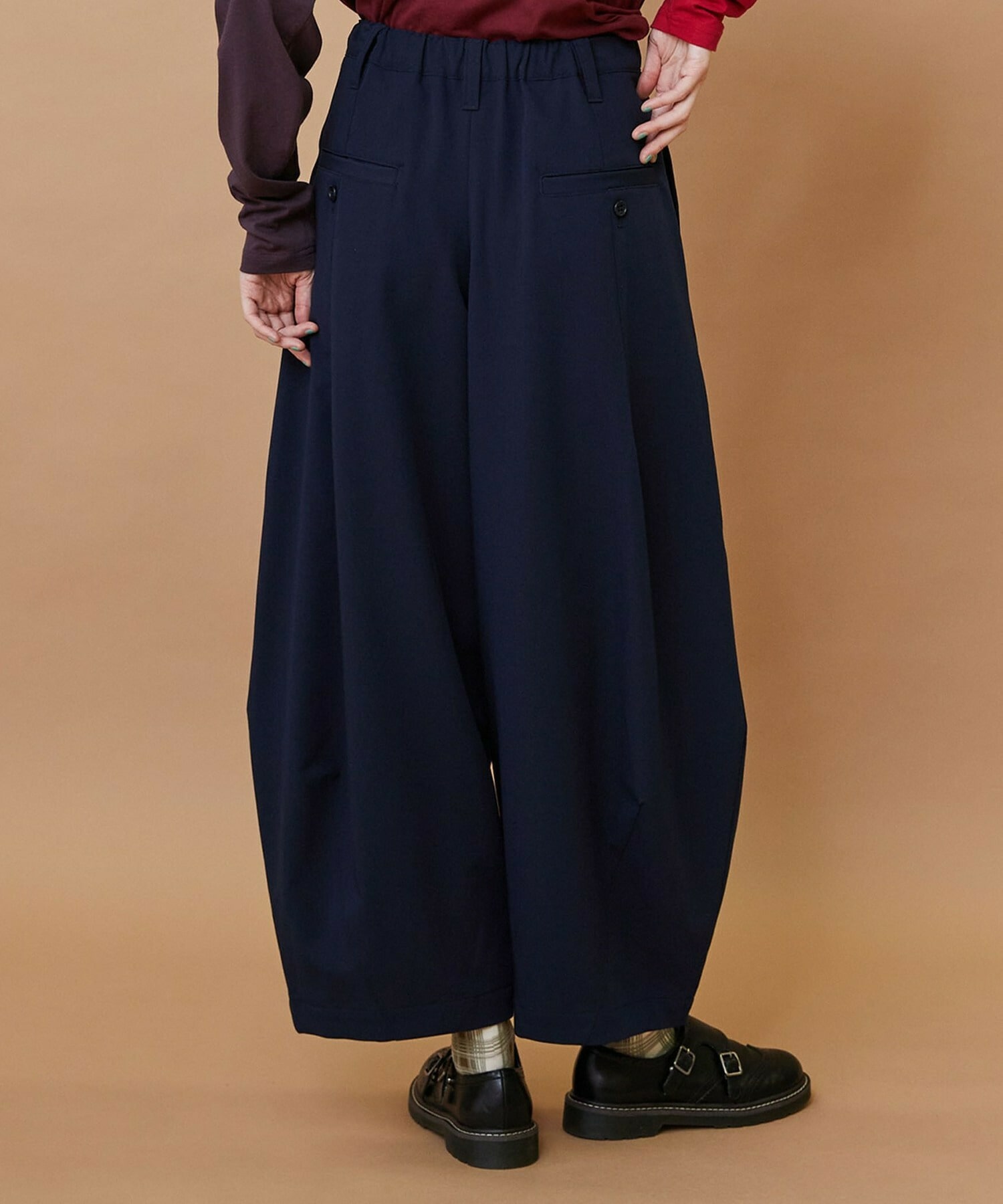 【FRAPBOIS】ウォークトラウザー パンツ 詳細画像 ネイビー 16