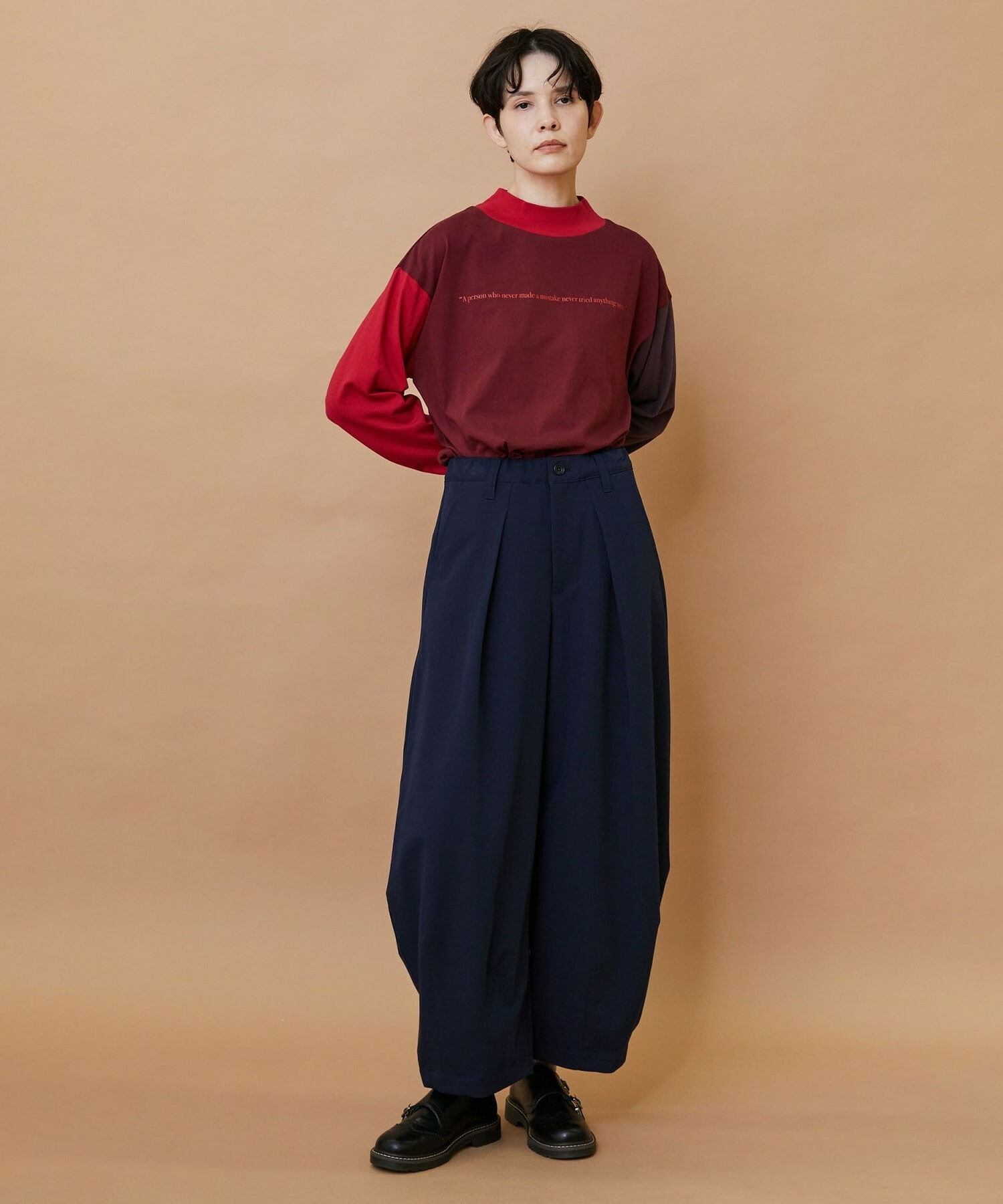 【FRAPBOIS】ウォークトラウザー パンツ 詳細画像 ネイビー 17