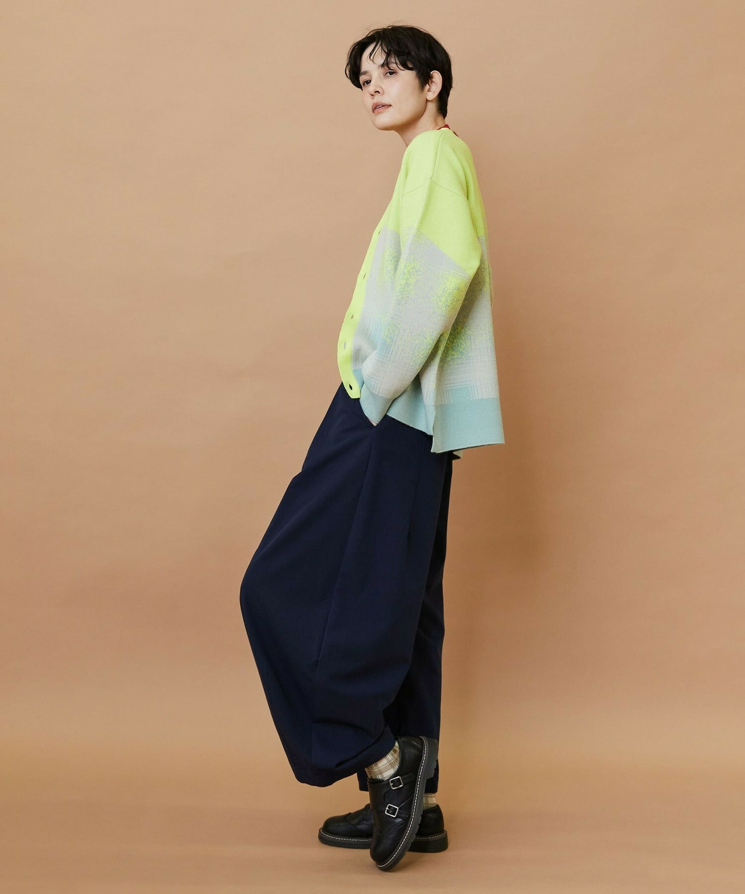 【FRAPBOIS】ウォークトラウザー パンツ 詳細画像 ネイビー 22